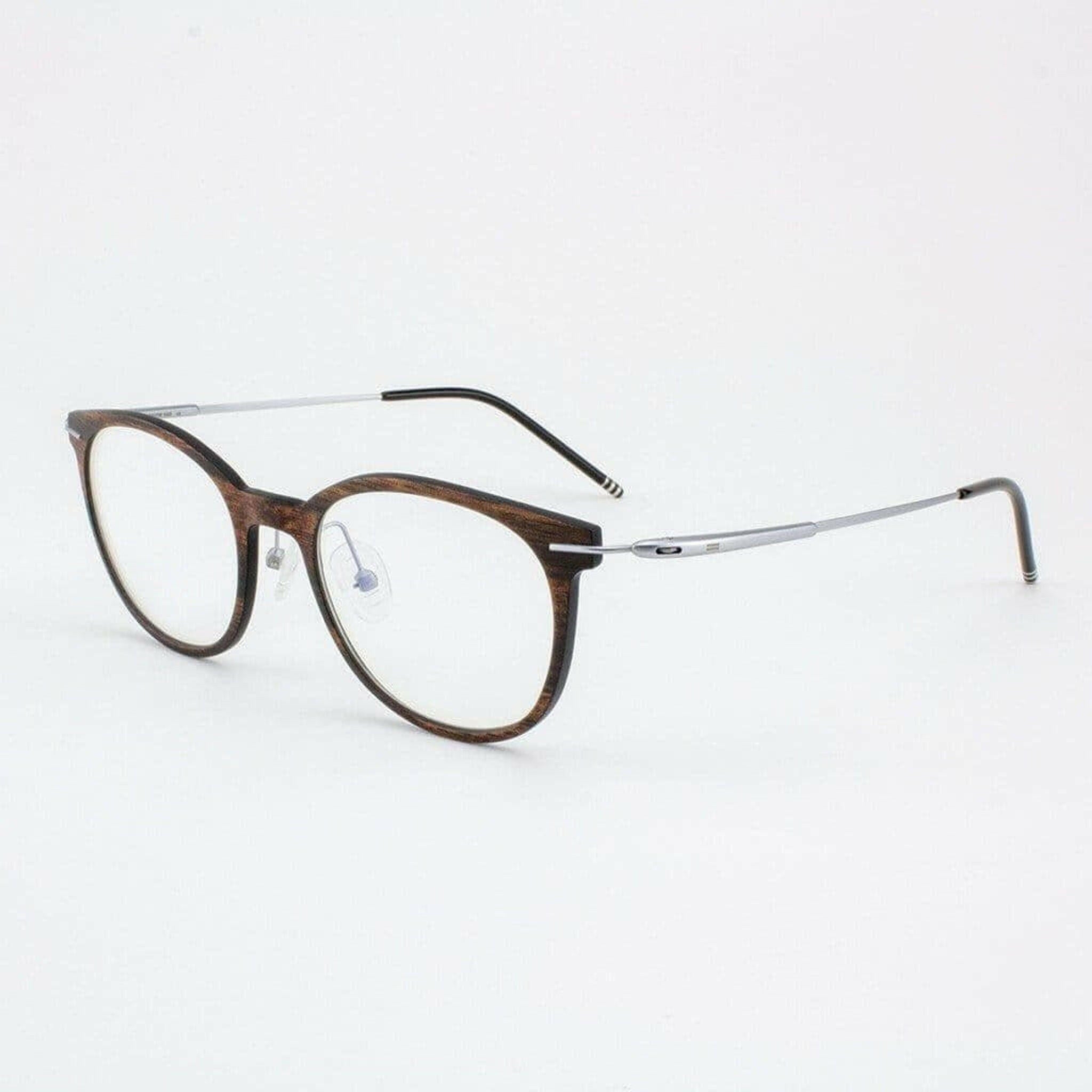 Pinellas - Featherlight Titanium & Wood Eyeglasses.