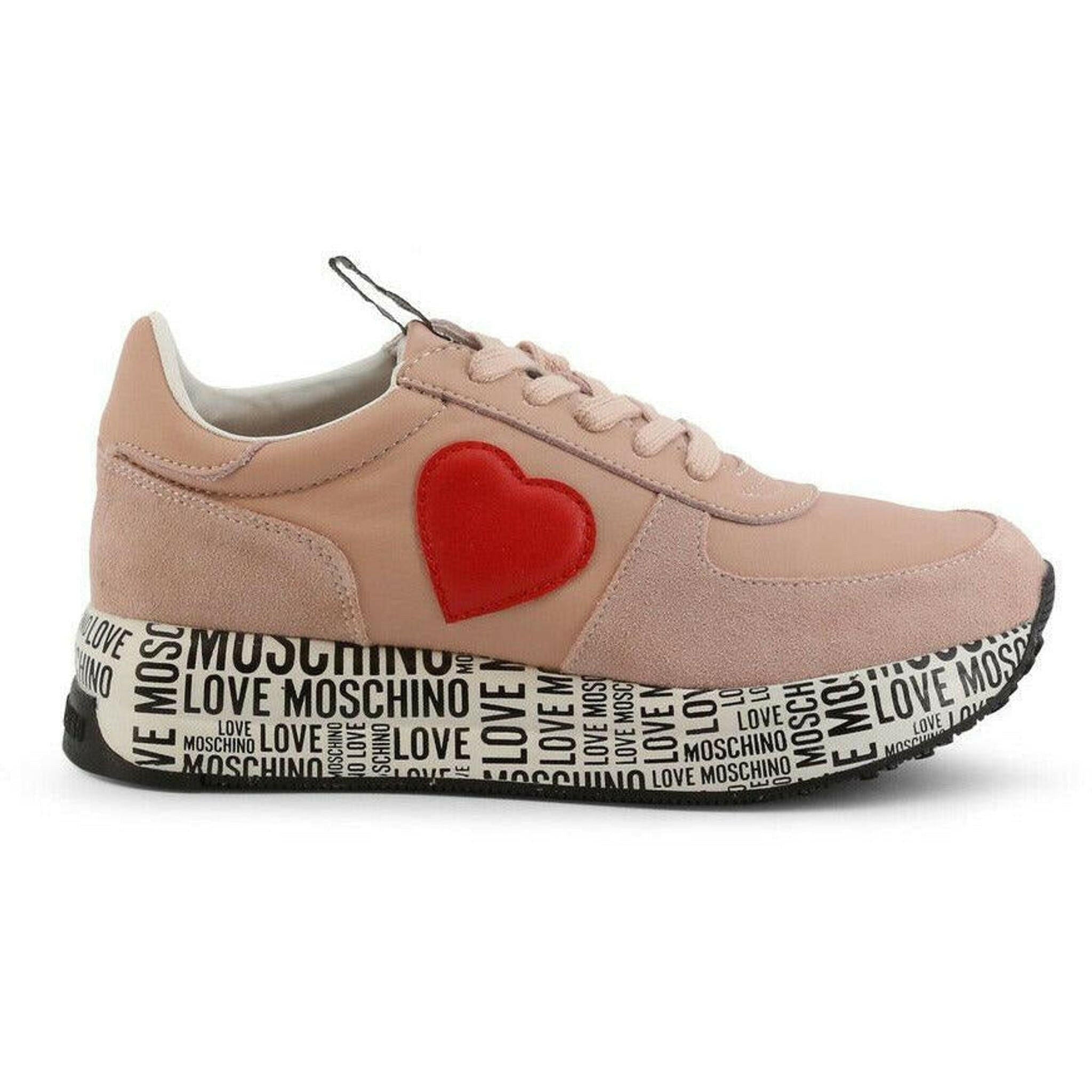 Pink Heart Sneakers.