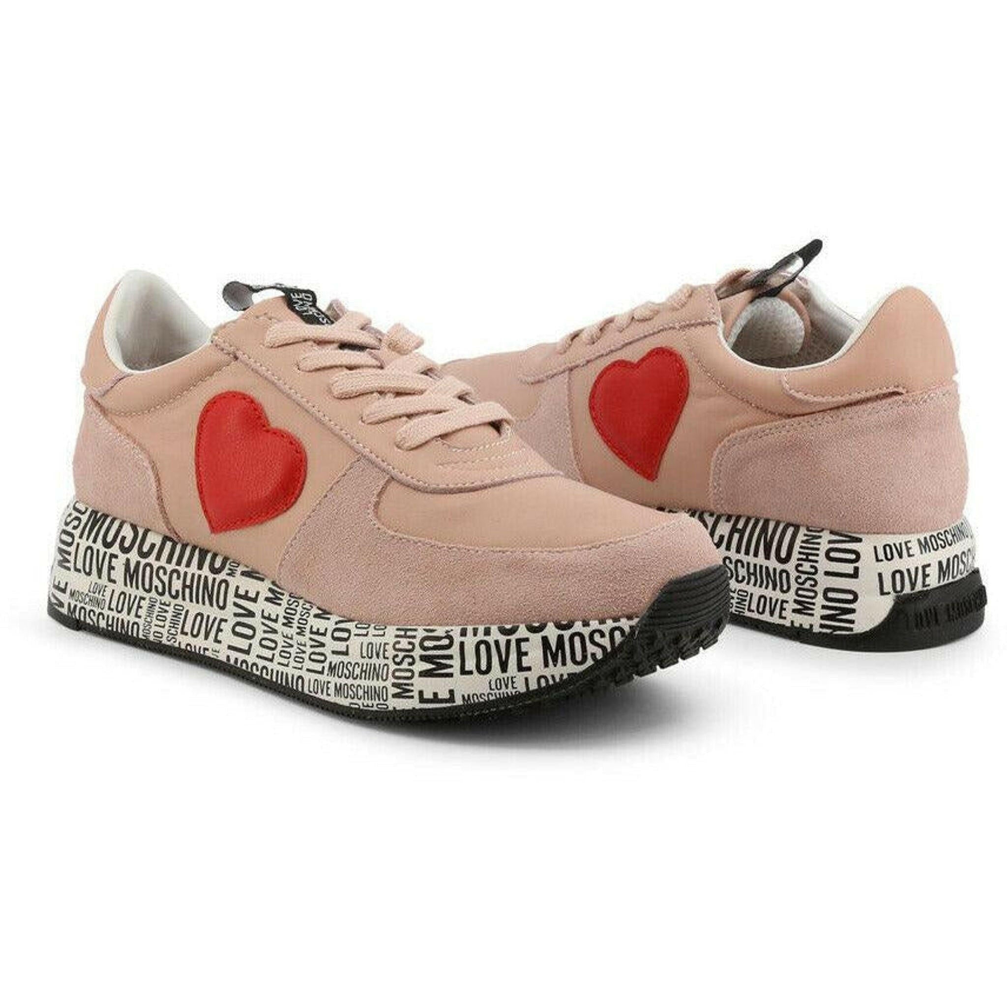 Pink Heart Sneakers.