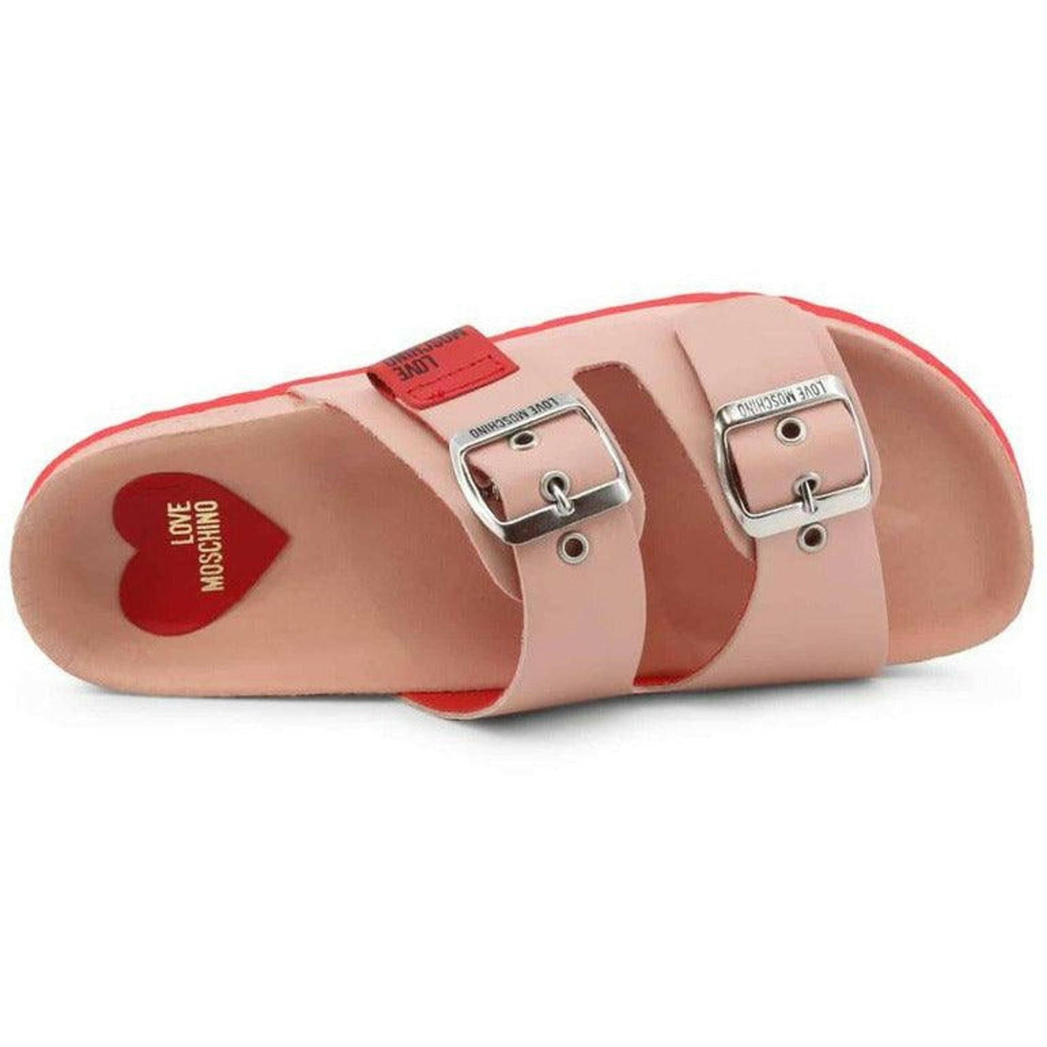 Pink Slide Sandals.