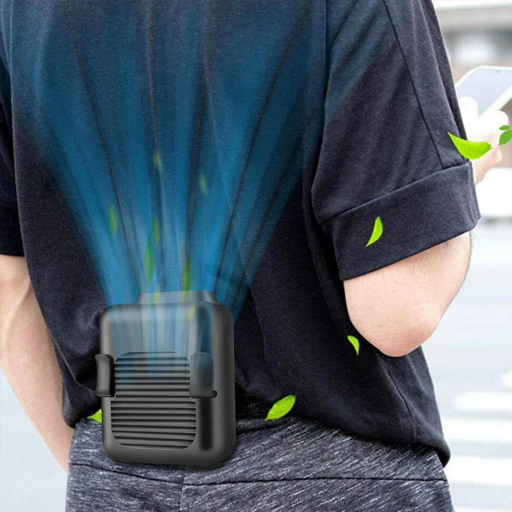 Portable Compact Cooling Fan with Waist Clip.