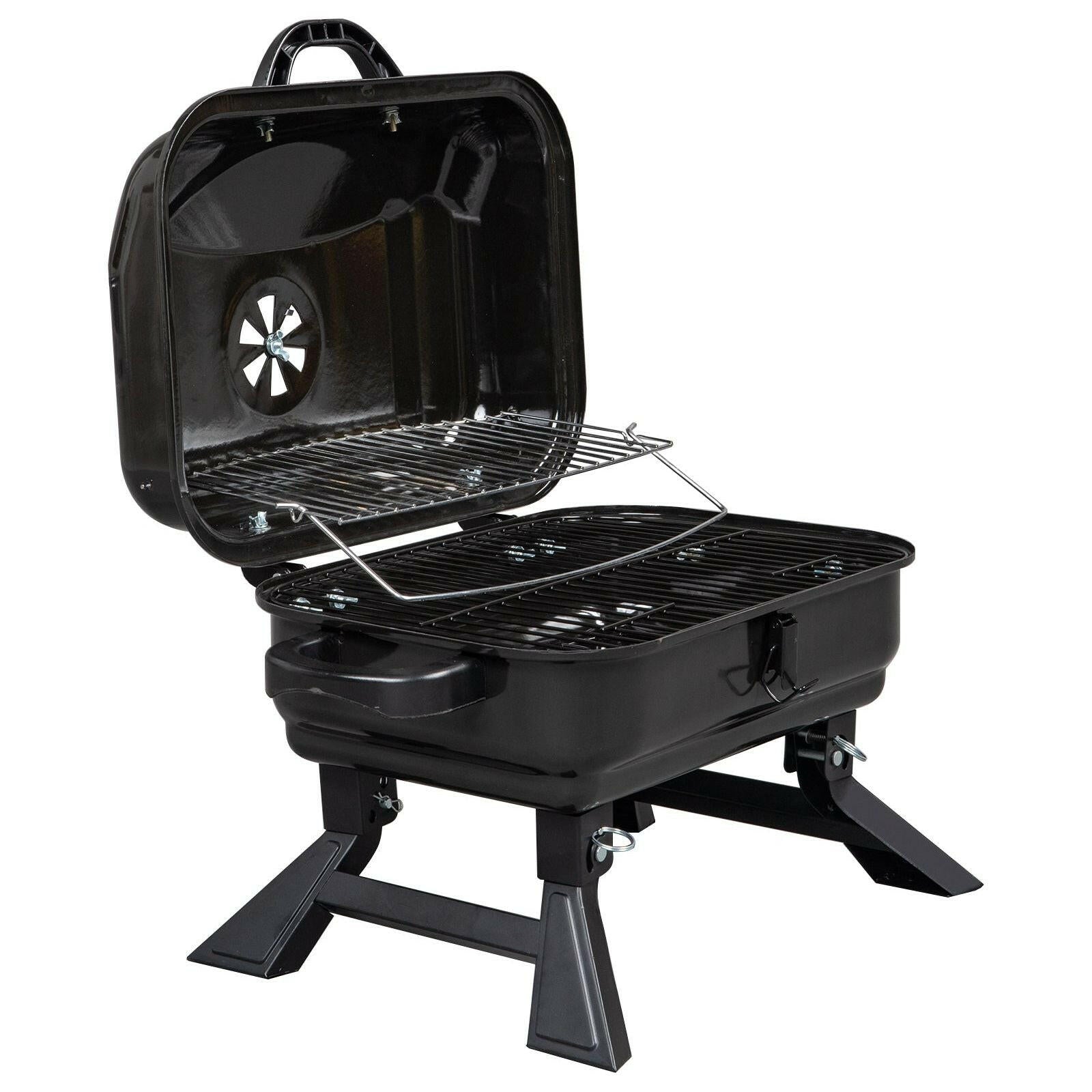 Portable Tabletop BBQ Charcoal Grill.