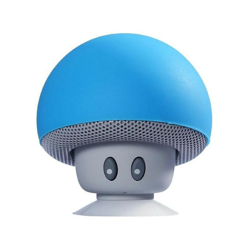 Portable Wireless Mushroom Bluetooth Speakers with Built-in Mic and.