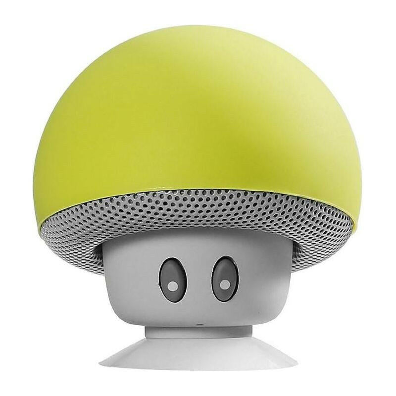 Portable Wireless Mushroom Bluetooth Speakers with Built-in Mic and.