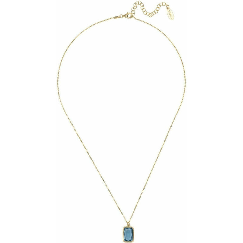 Portofino Necklace Gold Blue Topaz