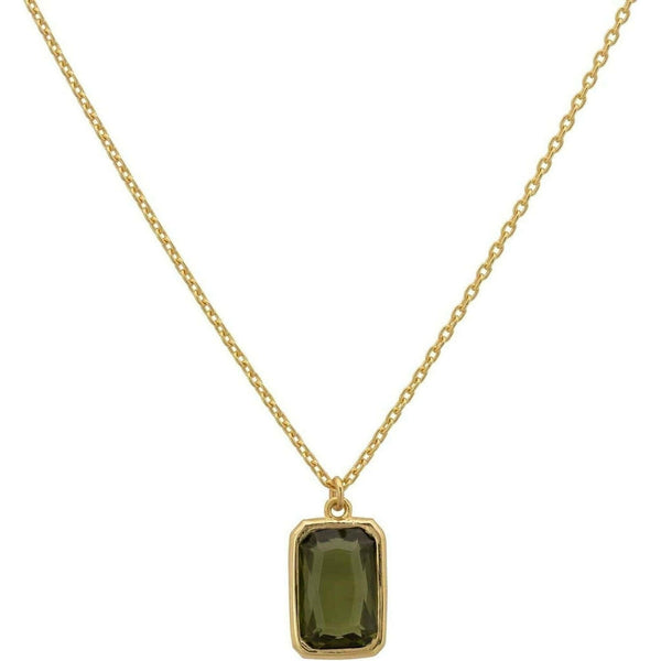 Portofino Necklace Gold Peridot