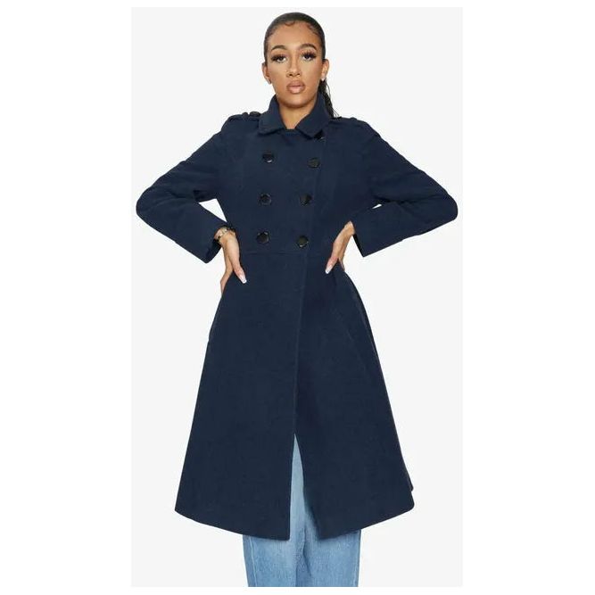 A-Line Double Breasted Coat