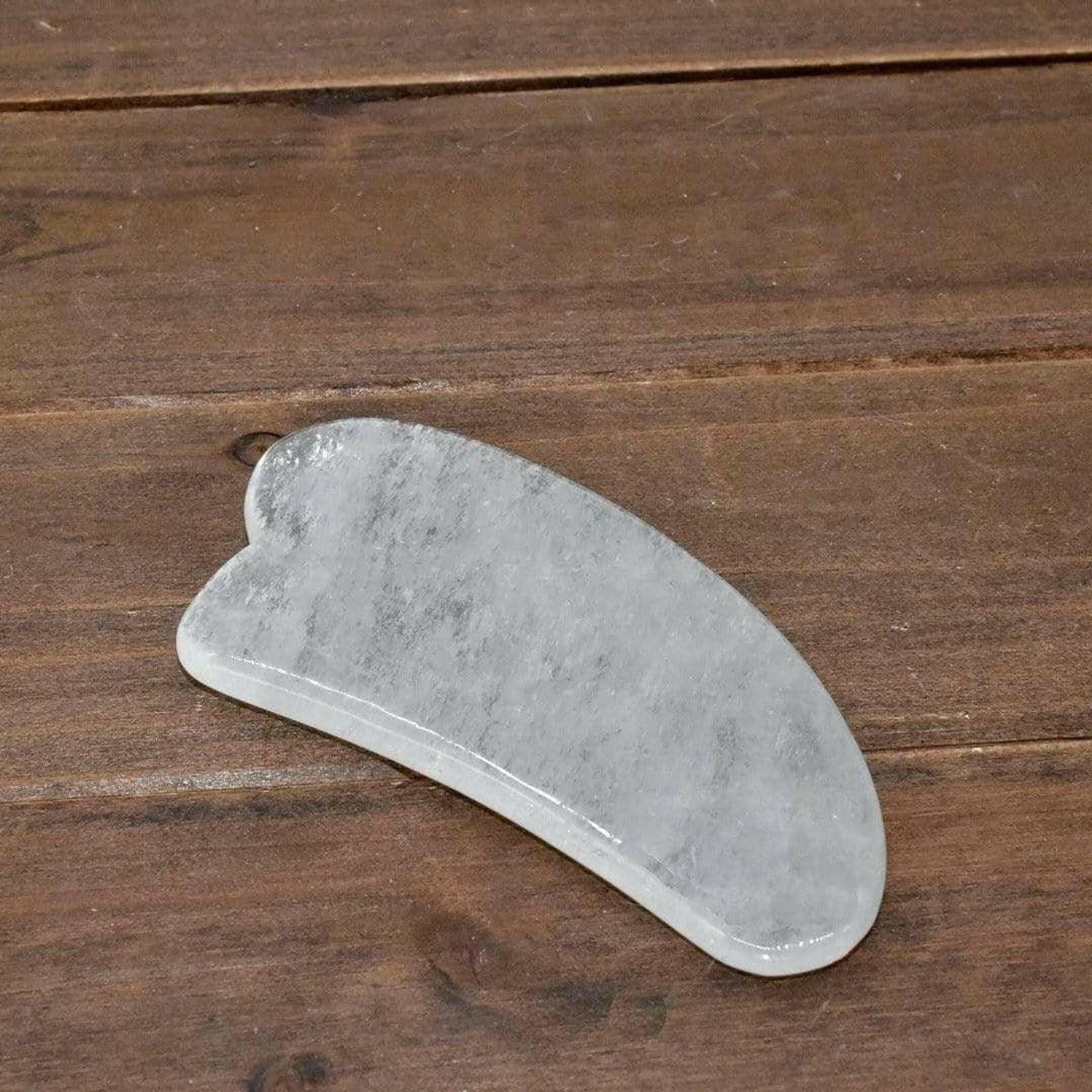 Quartz Gua Sha Massage Tool.