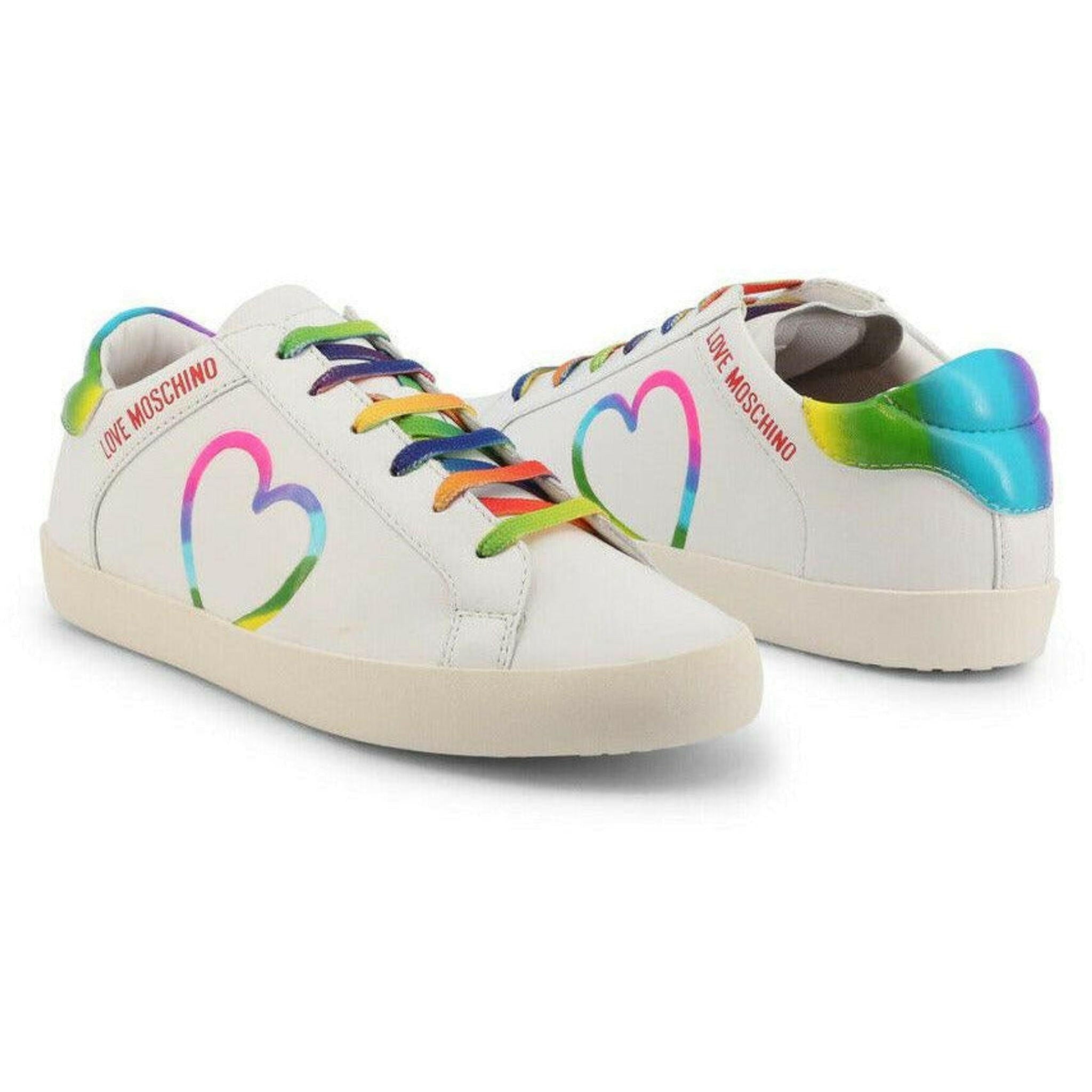 Rainbow Heart Sneakers.