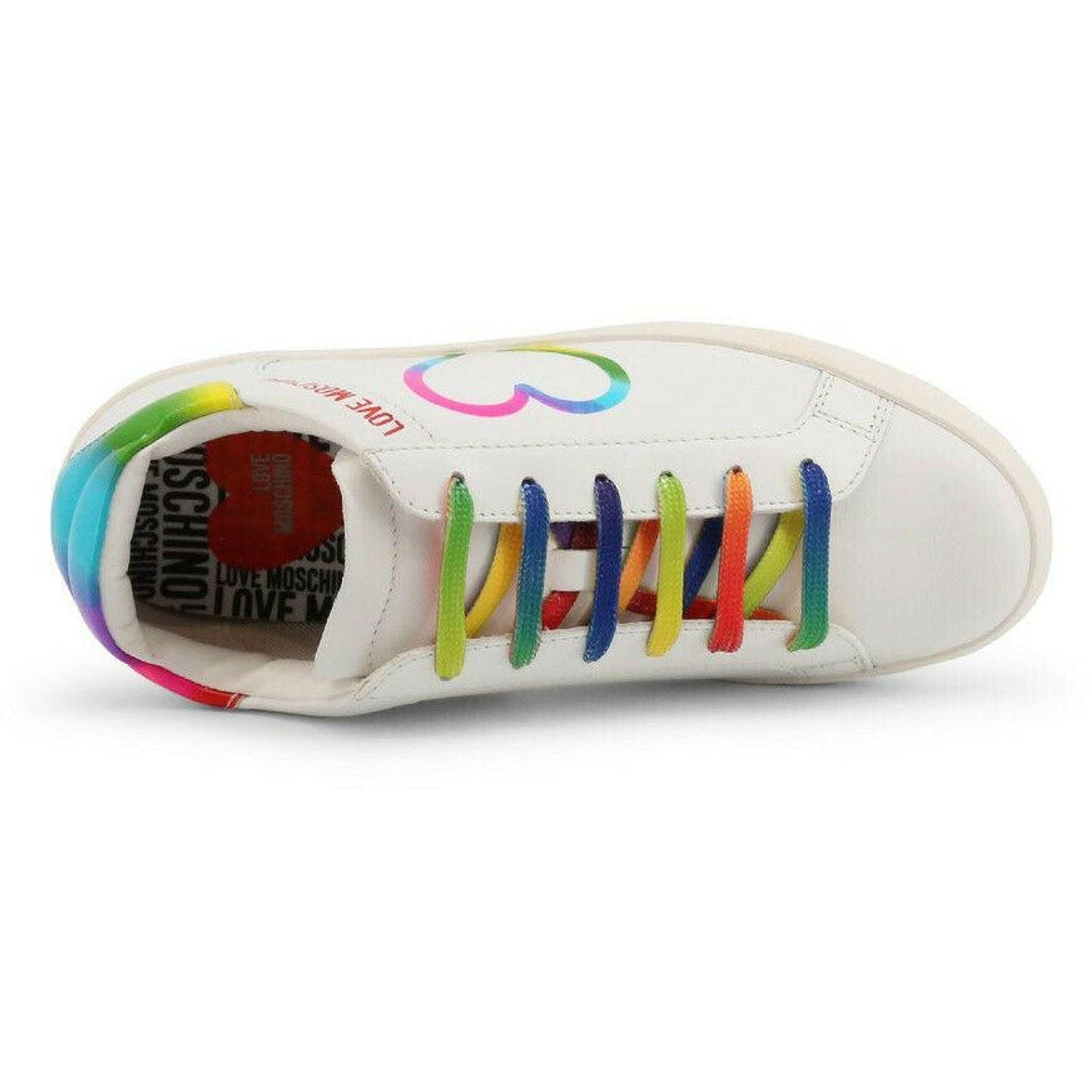 Rainbow Heart Sneakers.