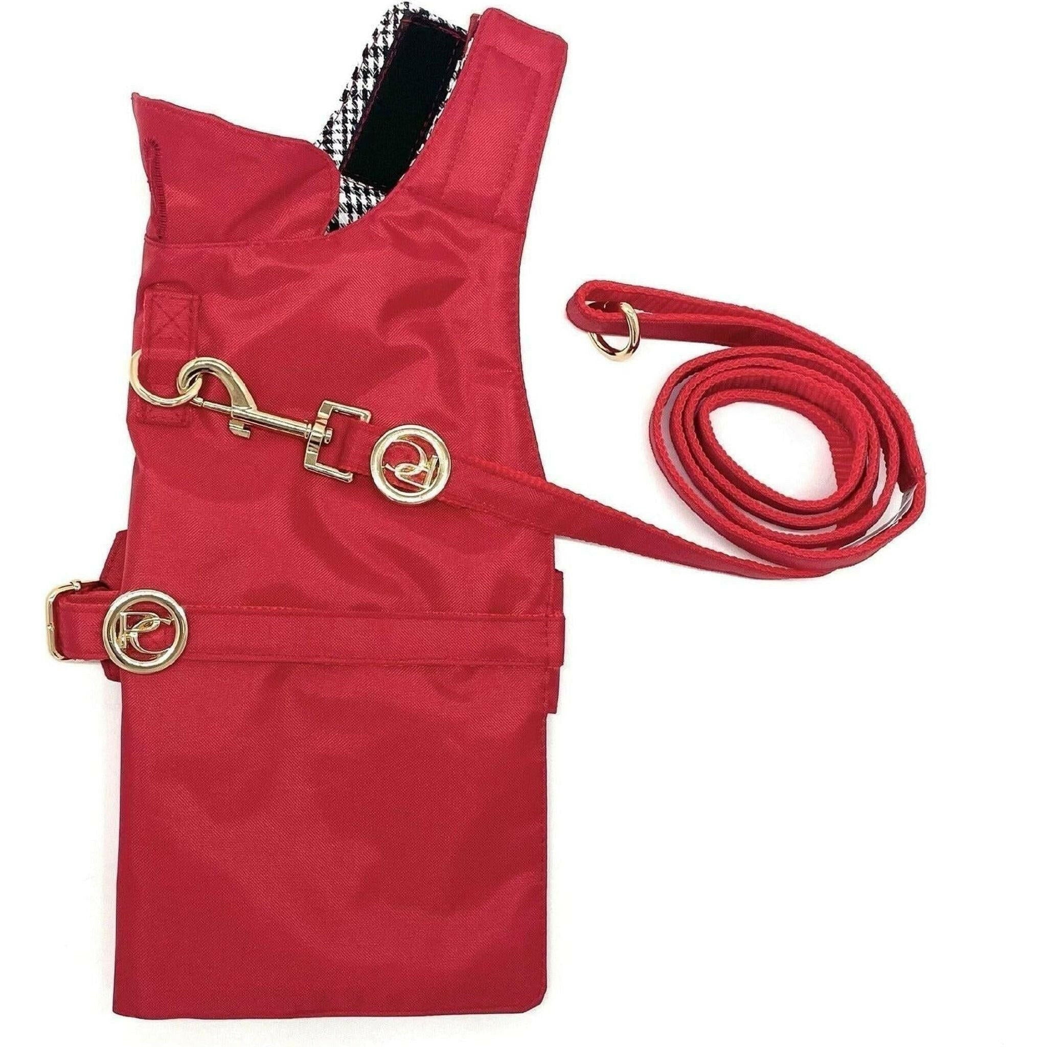 Red Rain Matching Leash.