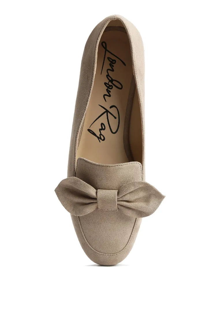 Remee Front Bow Loafers