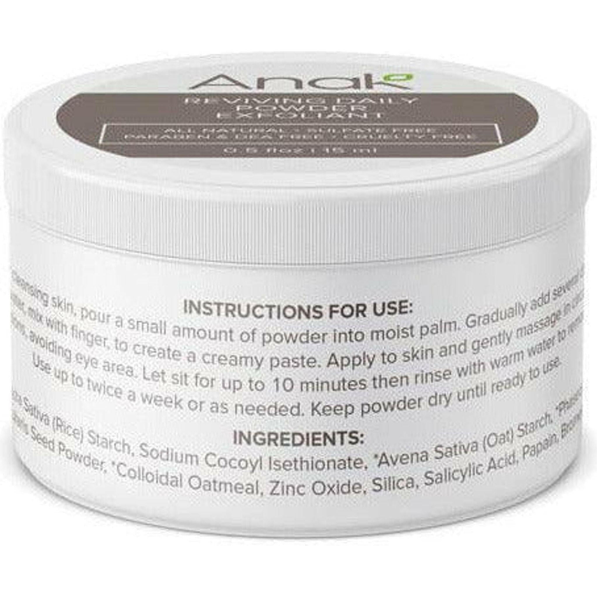 Reviving Daily Powder Exfoliant Travel Size by AnaK.