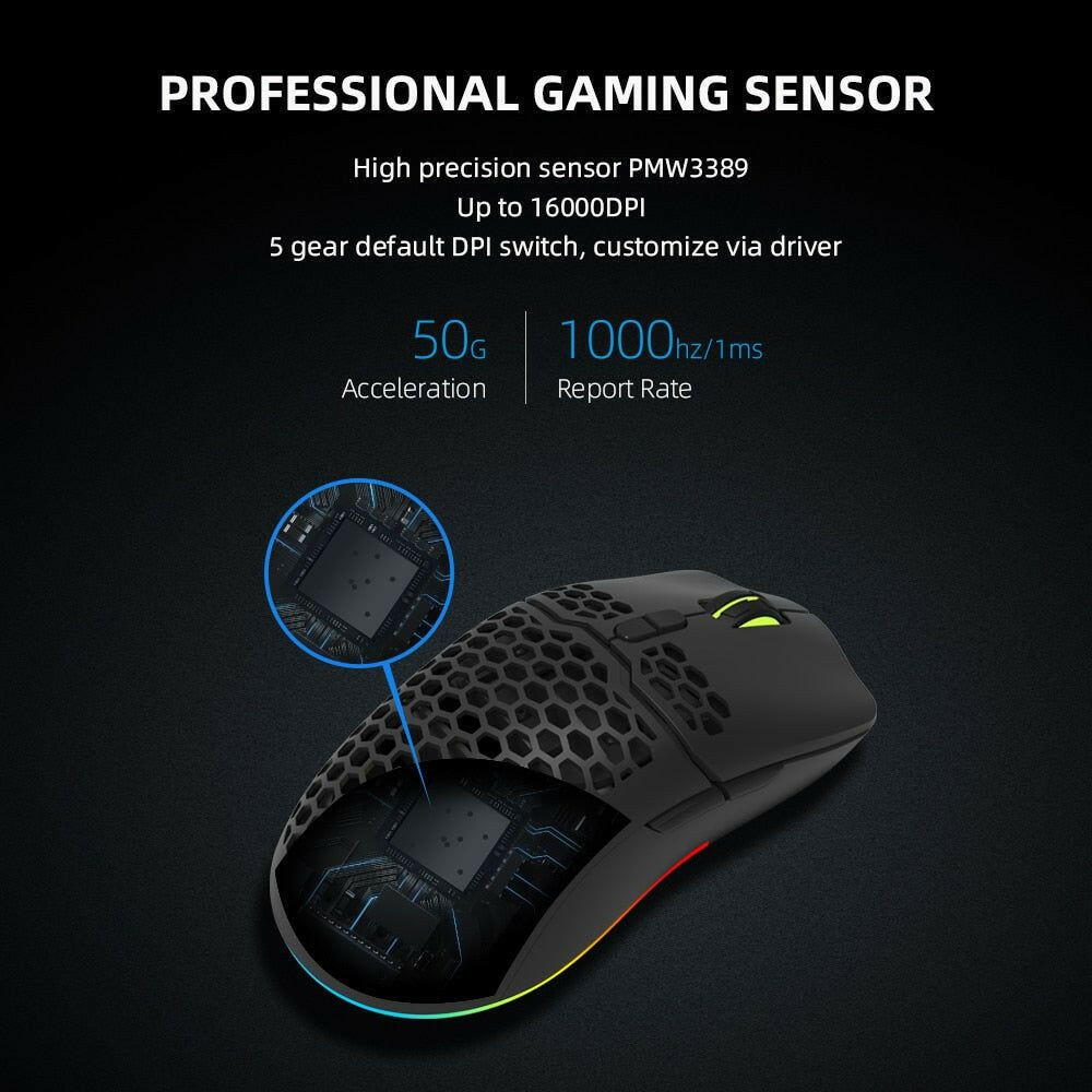 RGB Gaming Mouse 16000 DPI.