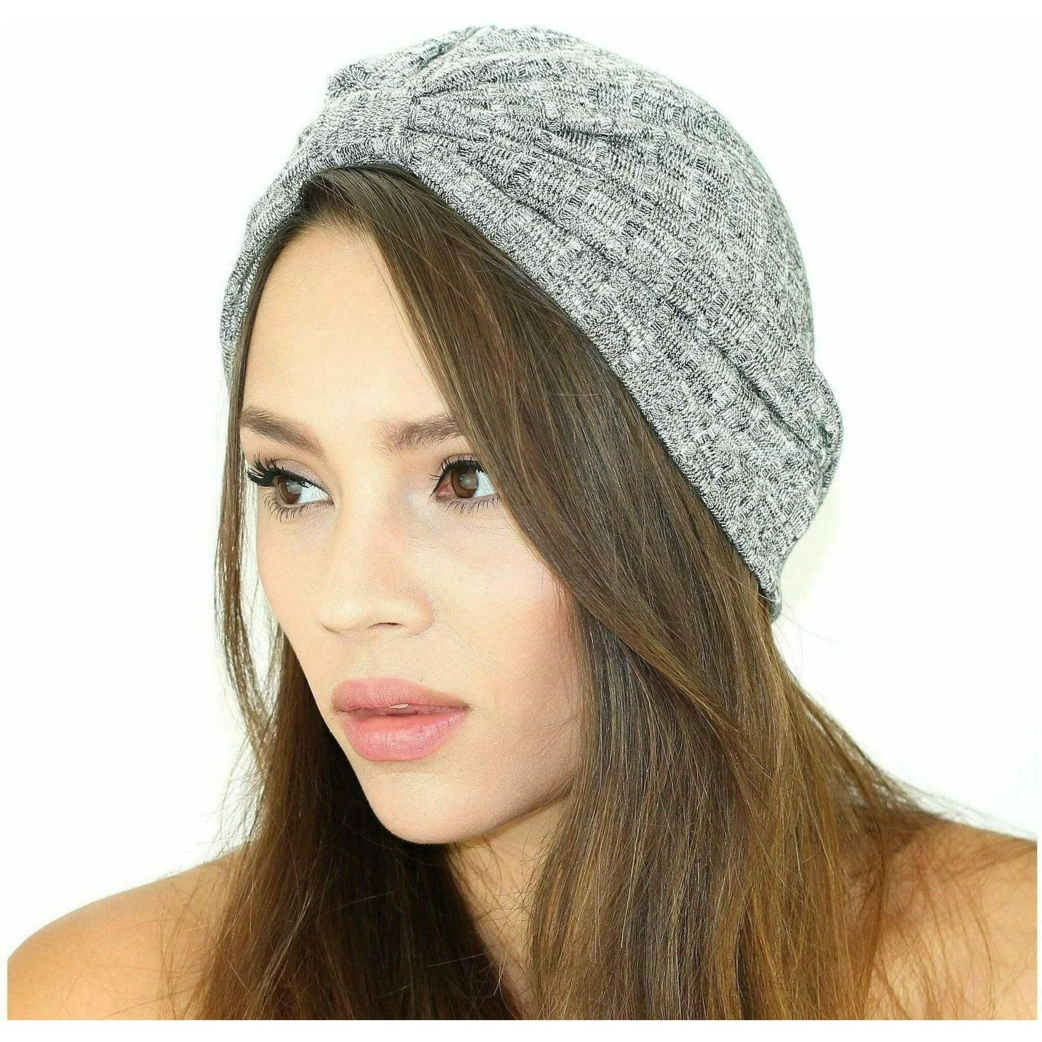 Rib Knit Sweater Turban.