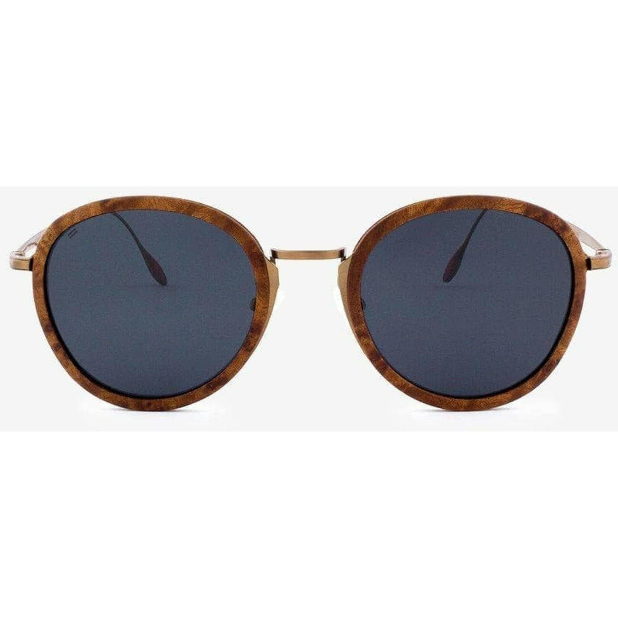 Richey - Featherlight Titanium & Wood Sunglasses.