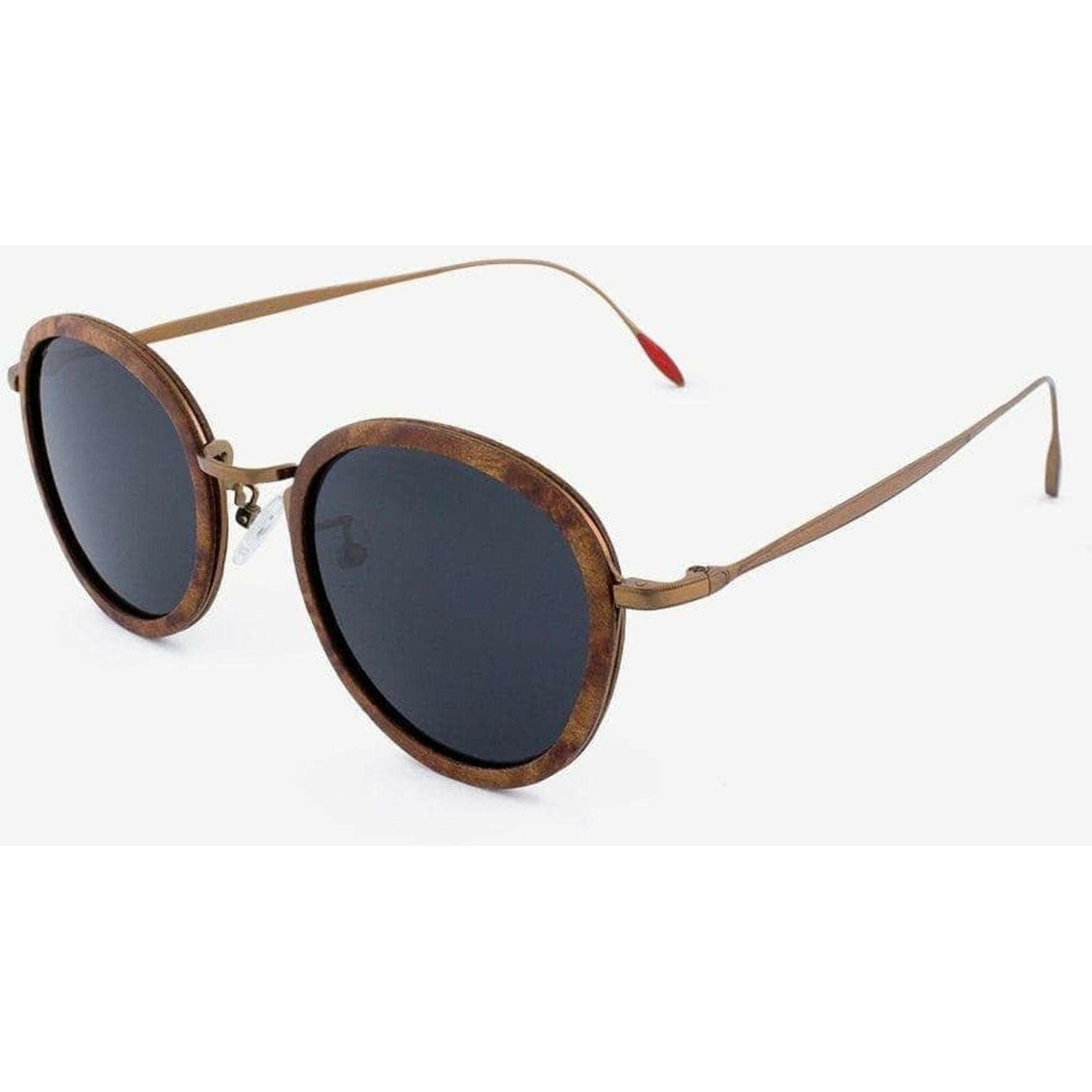 Richey - Featherlight Titanium & Wood Sunglasses.