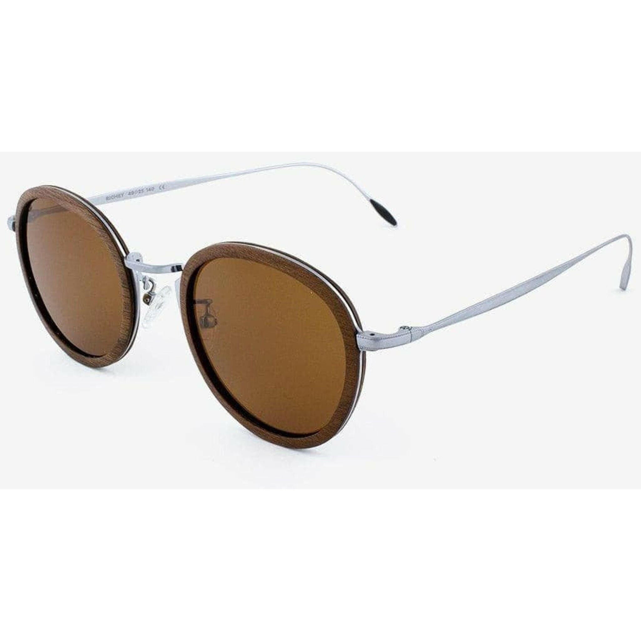 Richey - Featherlight Titanium & Wood Sunglasses.