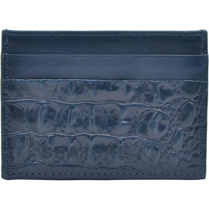 Seajure Embossed Leather Card Holder