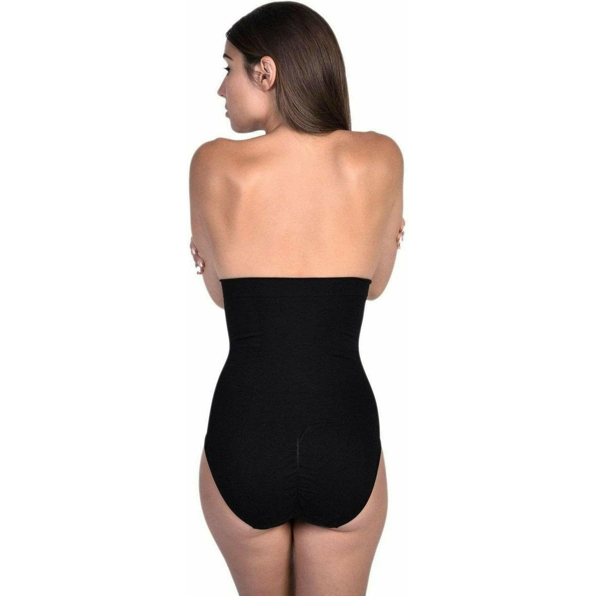 Seamless Extra Hi-Waist Shaper - Black.