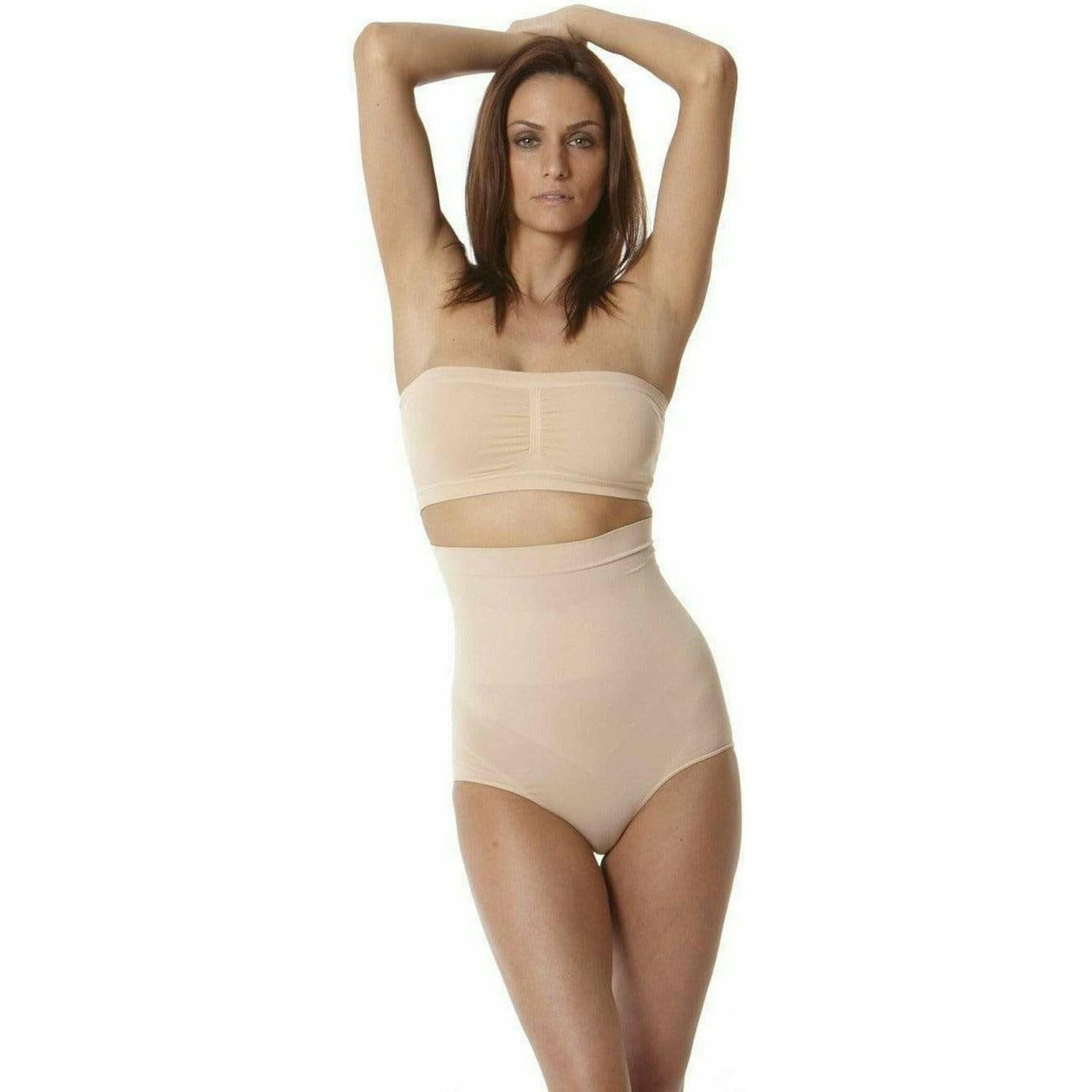 Seamless Extra Hi-Waist Shaper - Nude.