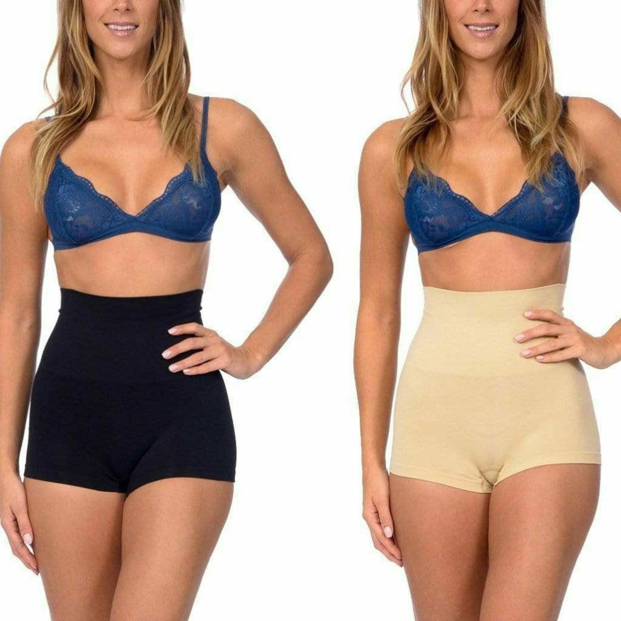 Seamless High Waist Boy Short Shaper - 2 Pack.