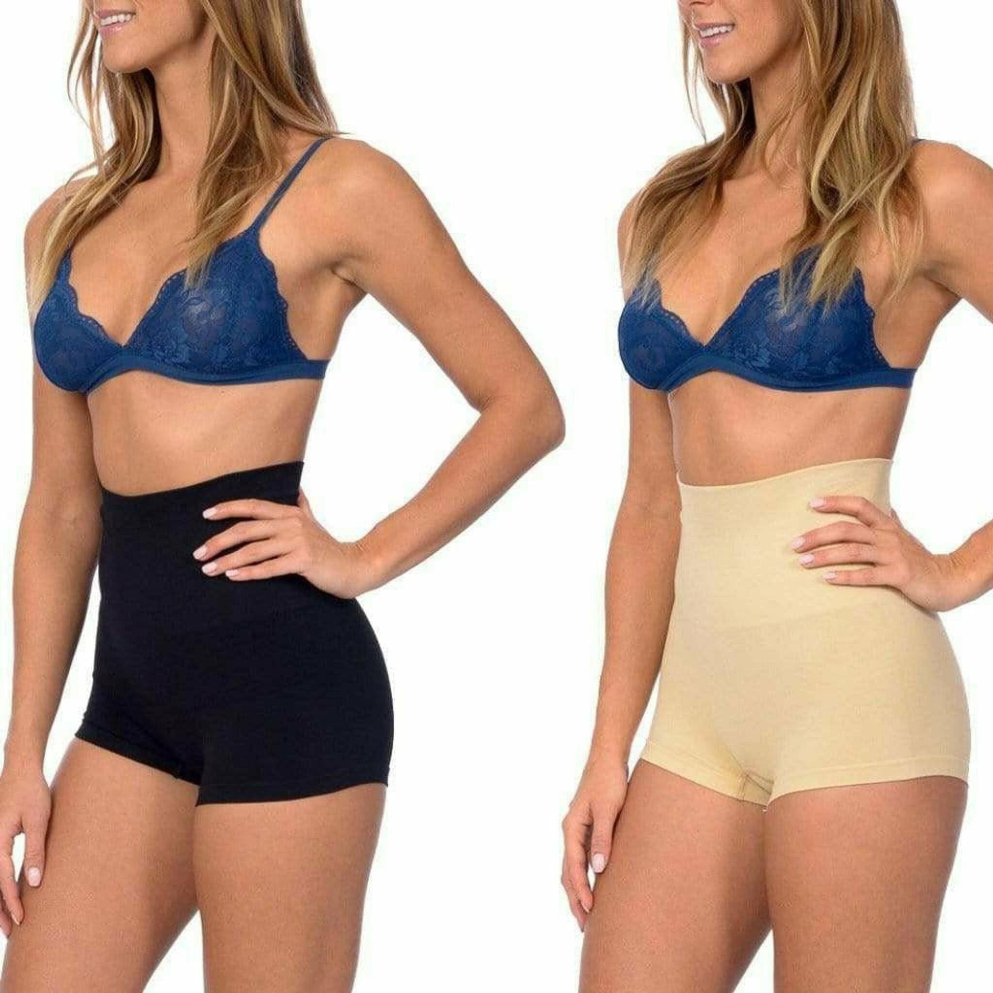 Seamless High Waist Boy Short Shaper - 2 Pack.