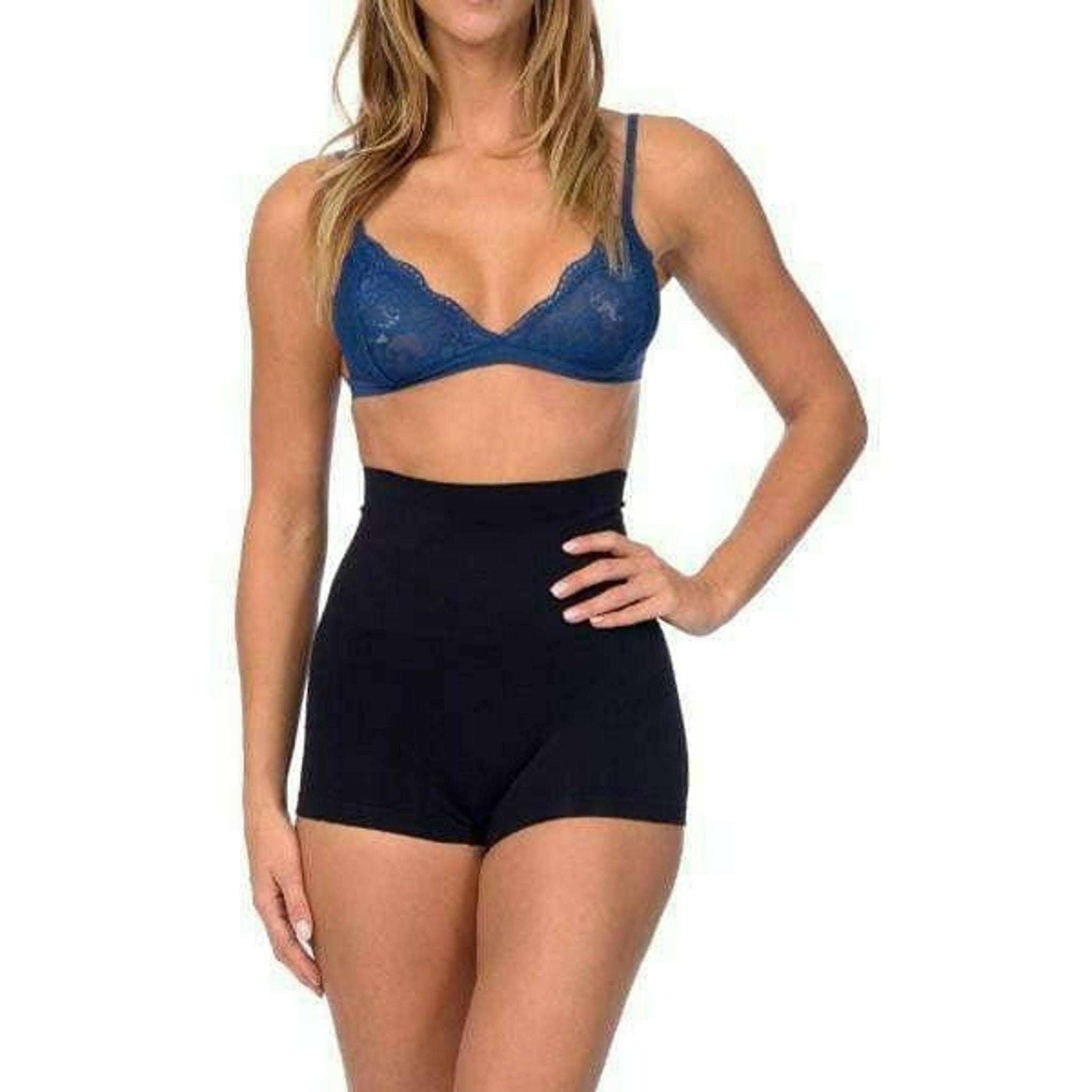 Seamless High Waist Boy Short Shaper - Black.