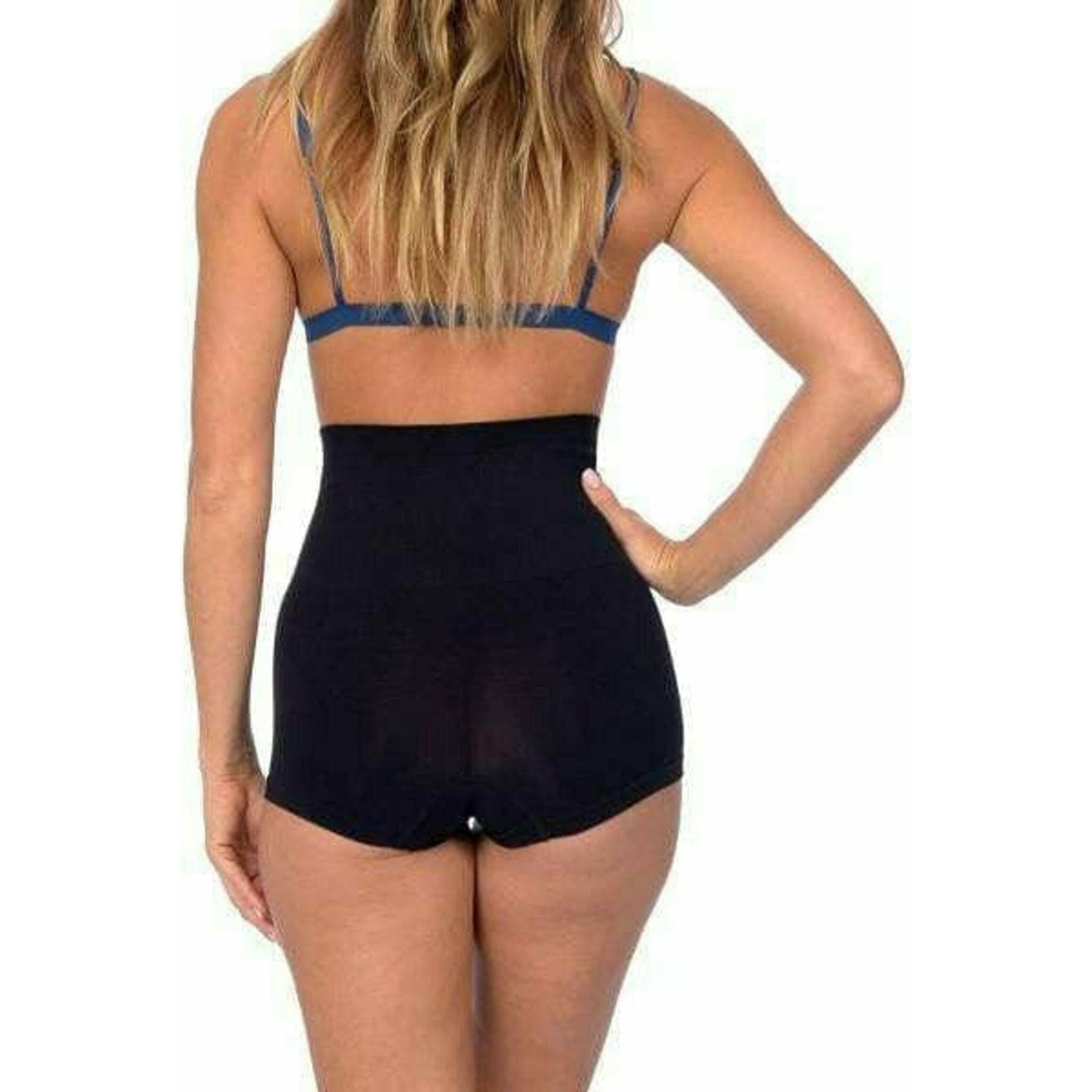 Seamless High Waist Boy Short Shaper - Black.