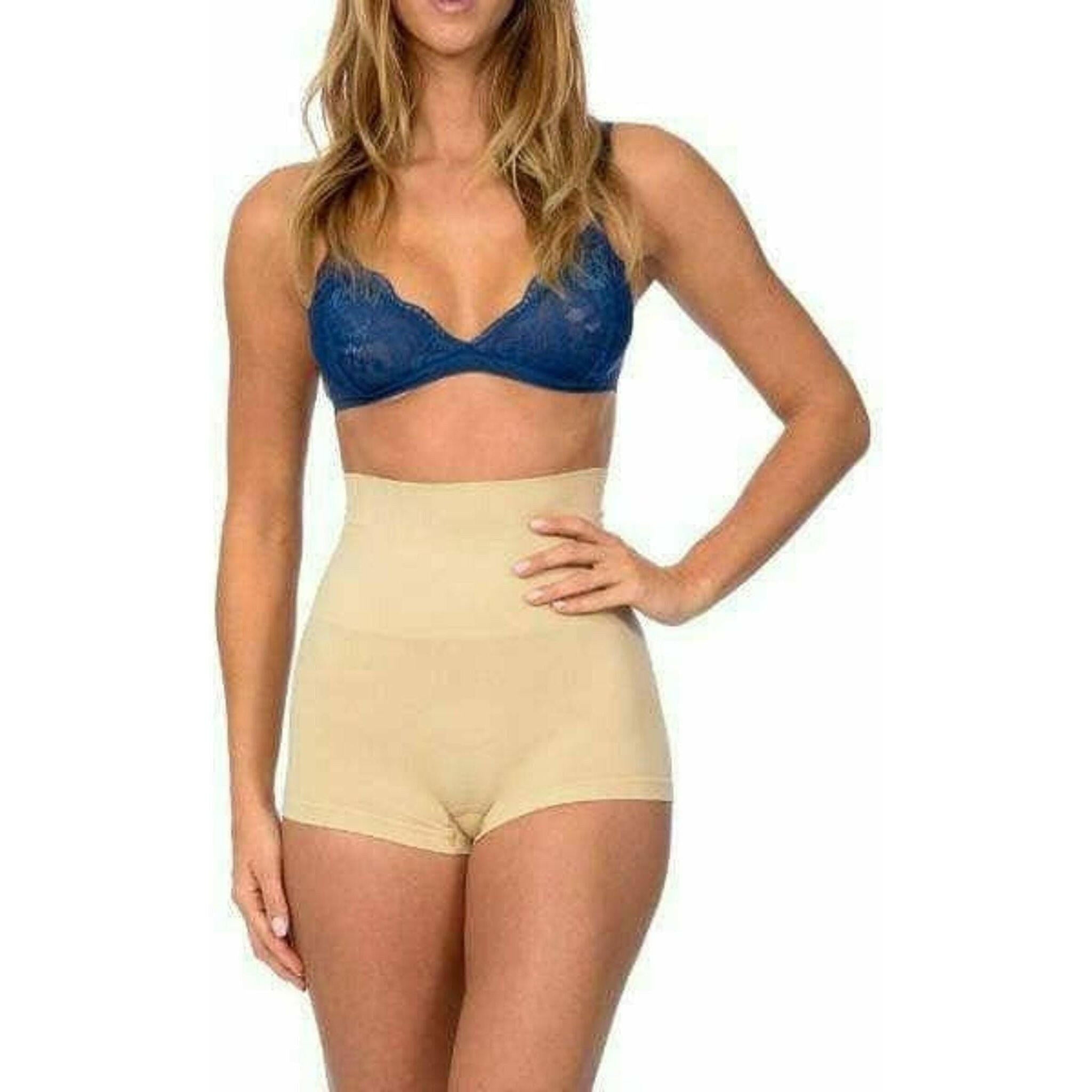 Seamless High Waist Boy Short Shaper - Nude.