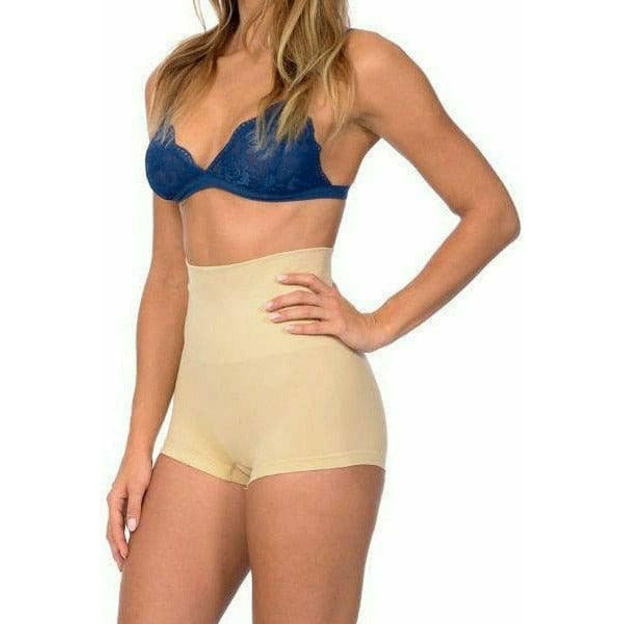 Seamless High Waist Boy Short Shaper - Nude.