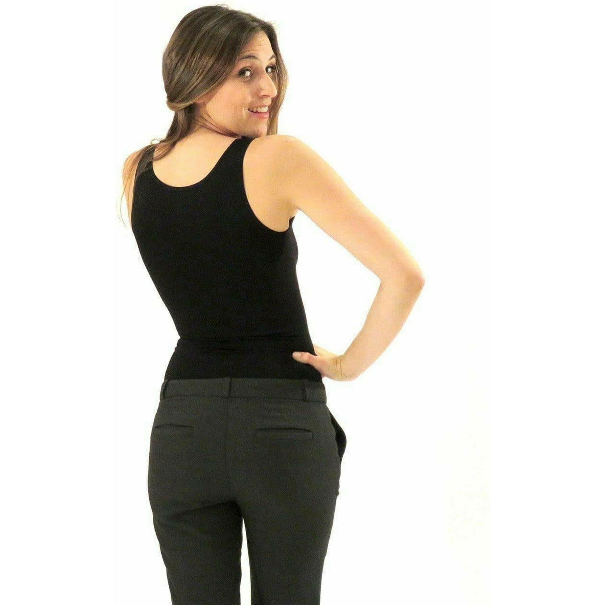 Seamless Shaping Tank Top Black.