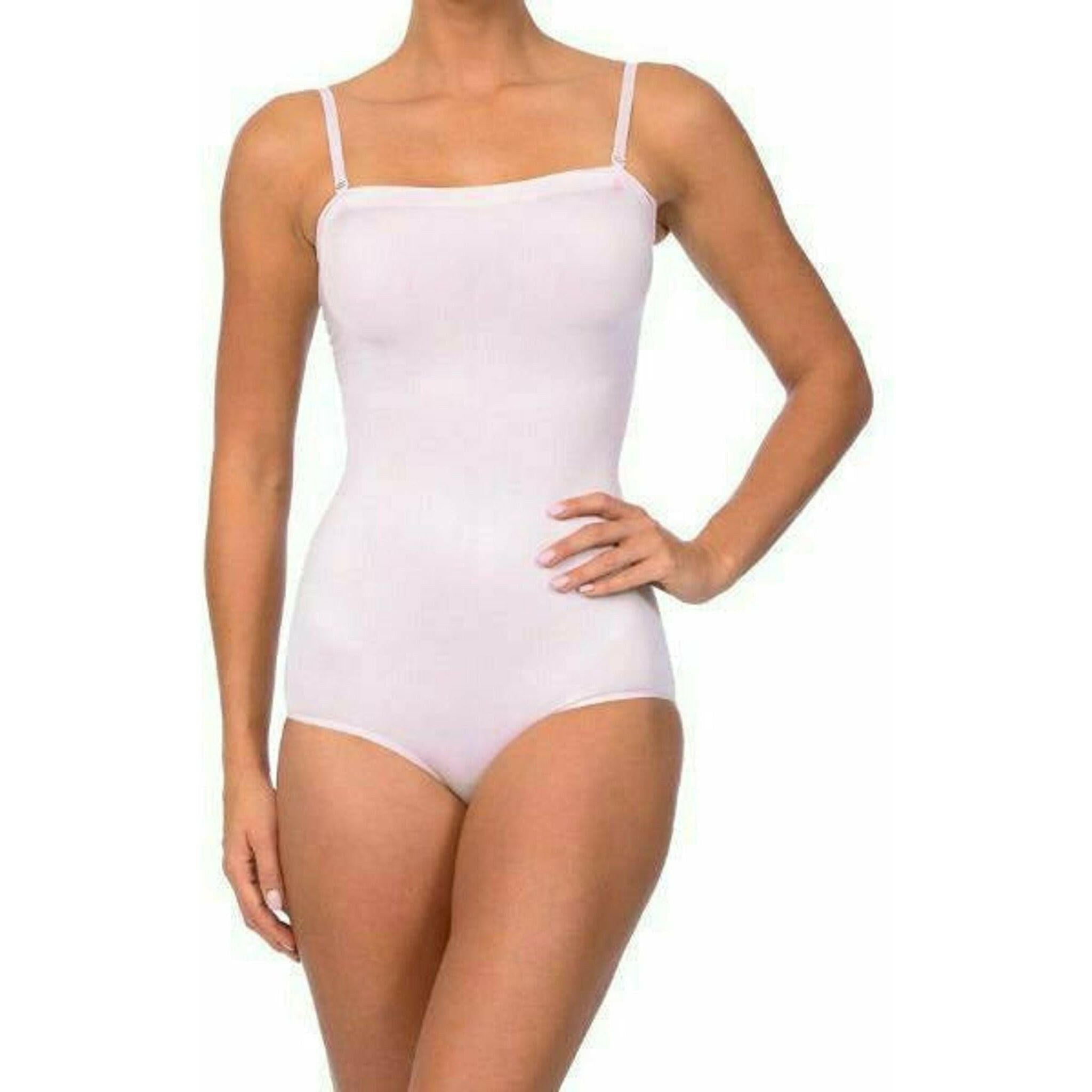 Seamless Strapless Bodysuit Pale Pink.