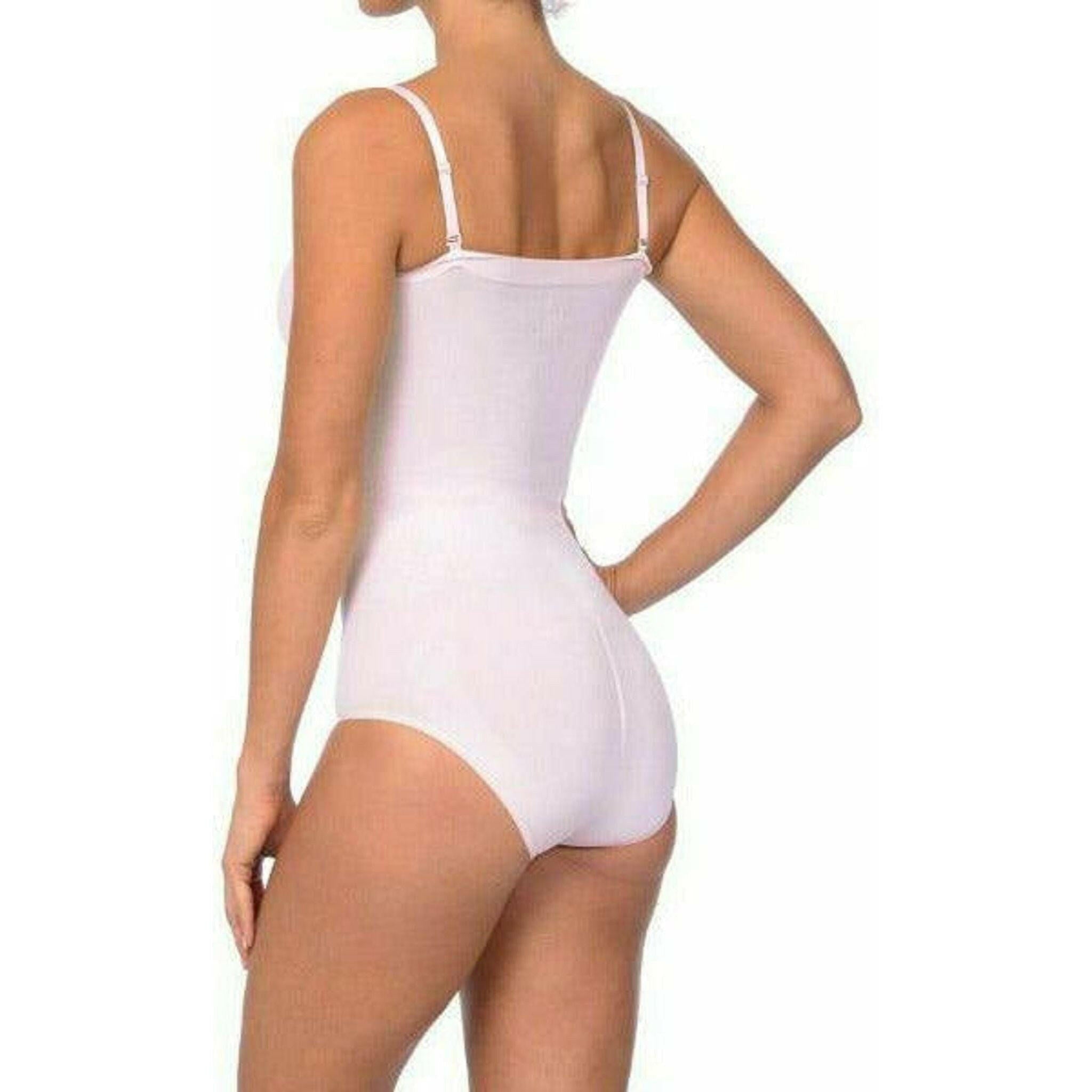 Seamless Strapless Bodysuit Pale Pink.