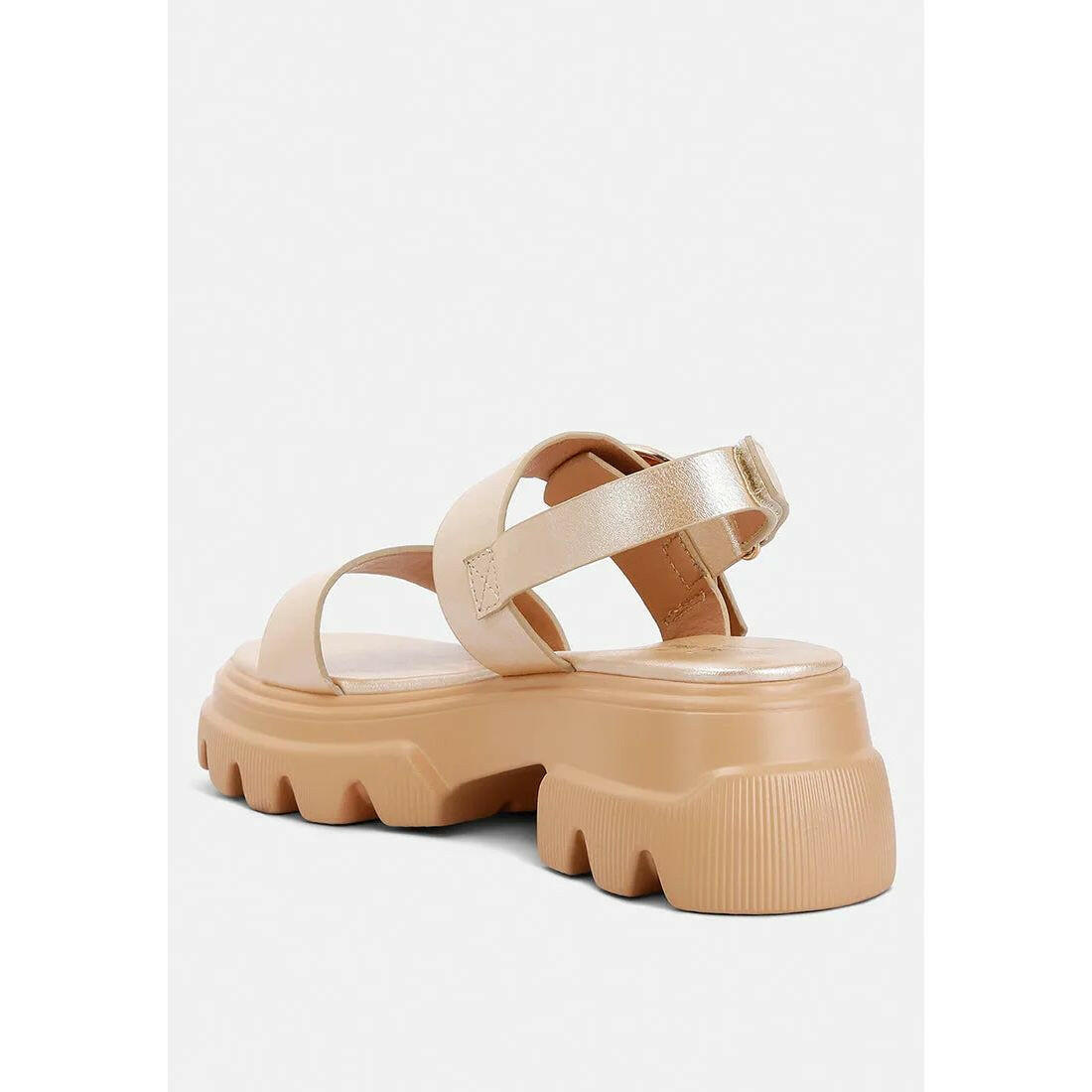 Silas Metallic Chunky Sandals.