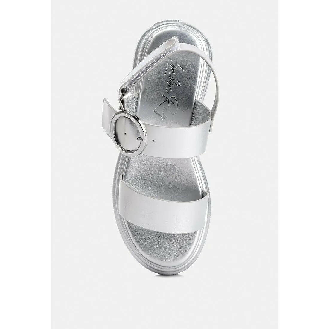 Silas Metallic Chunky Sandals.