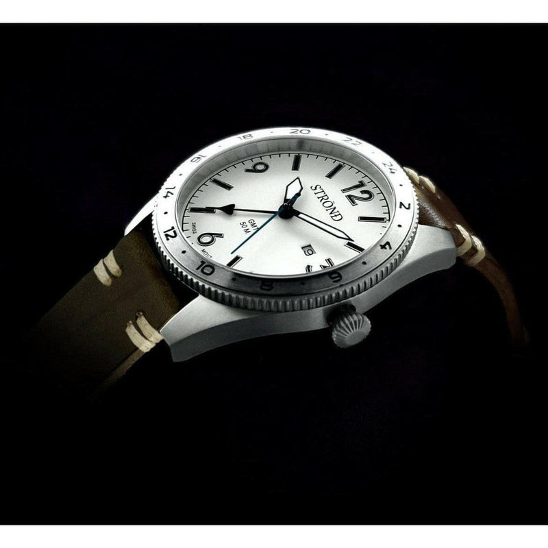 SSC-101 24h GMT, All Stainless Steel & Cream Watch