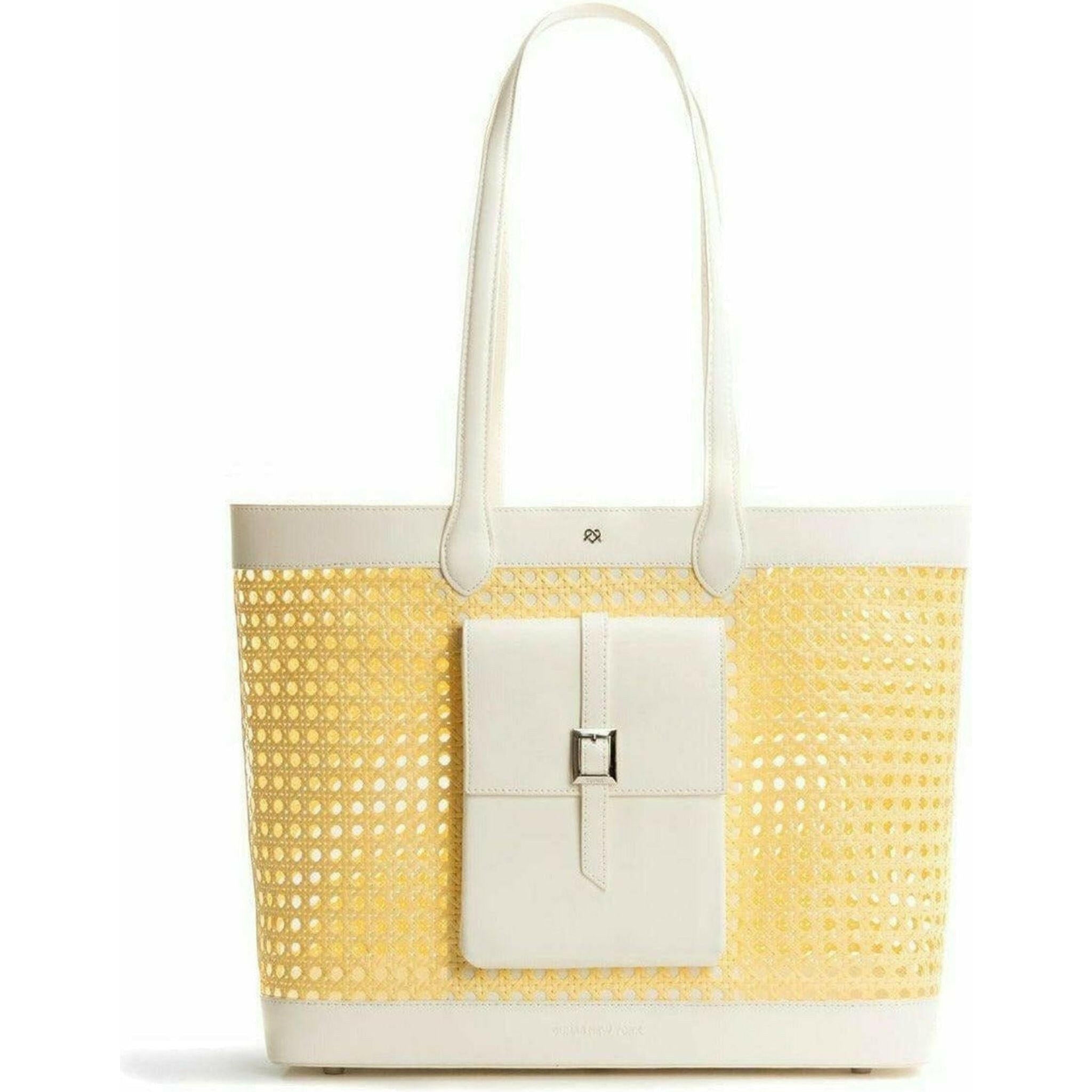 St. Tropez Straw Tote in Yellow.