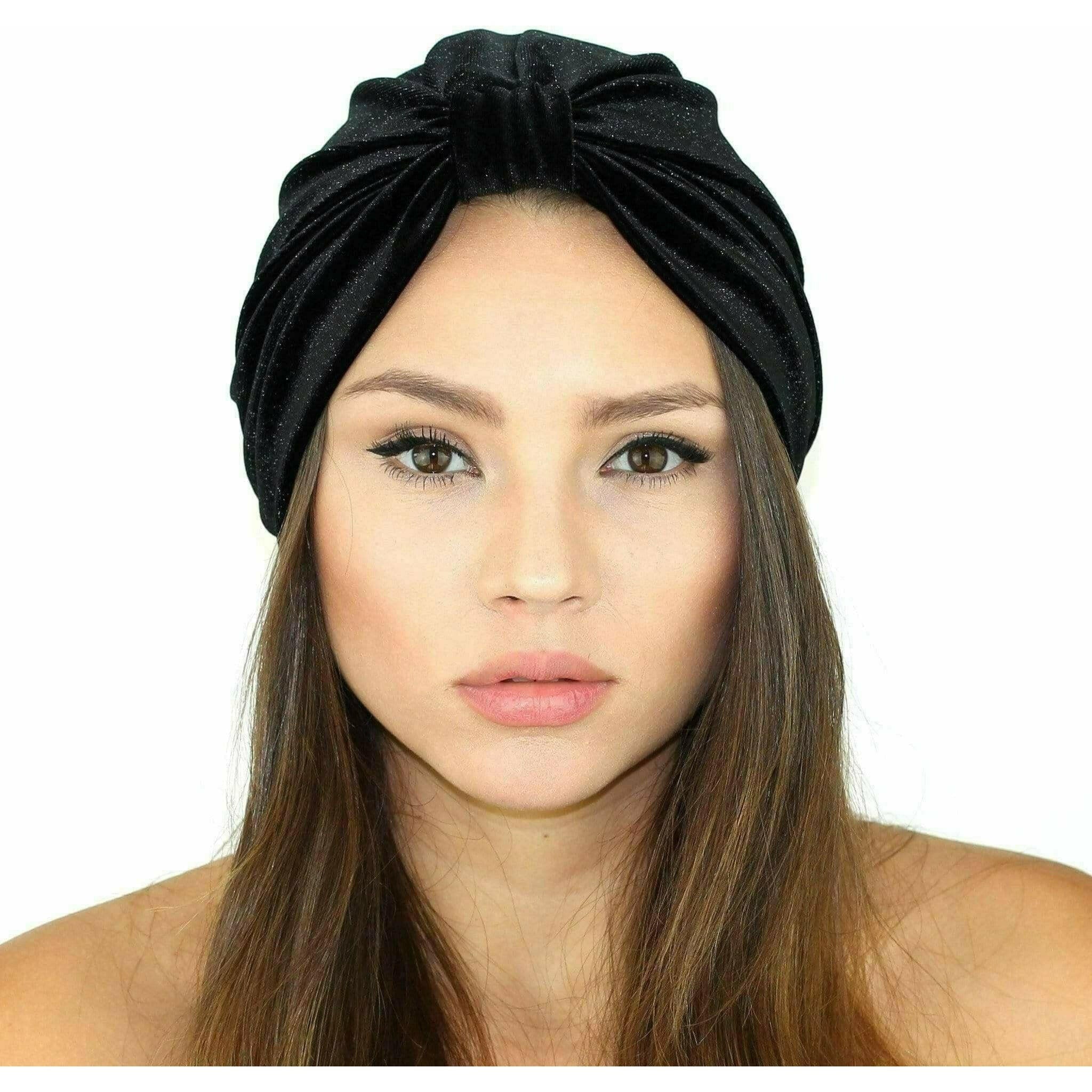 Stretch Velvet Turban.