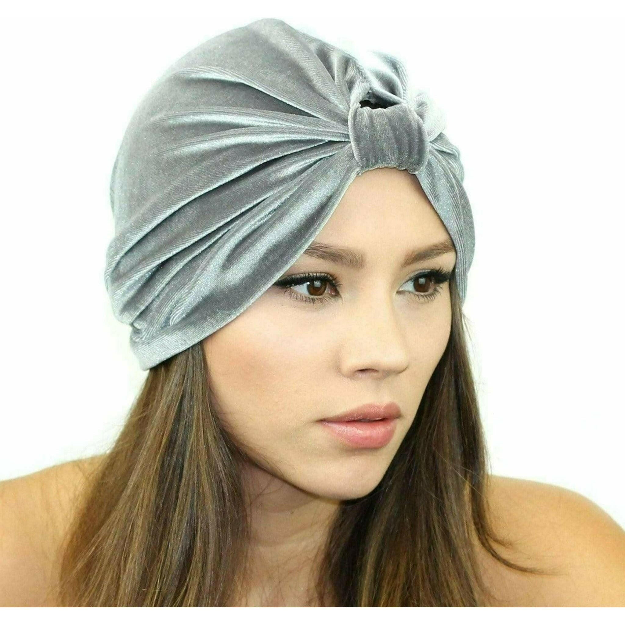 Stretch Velvet Turban.