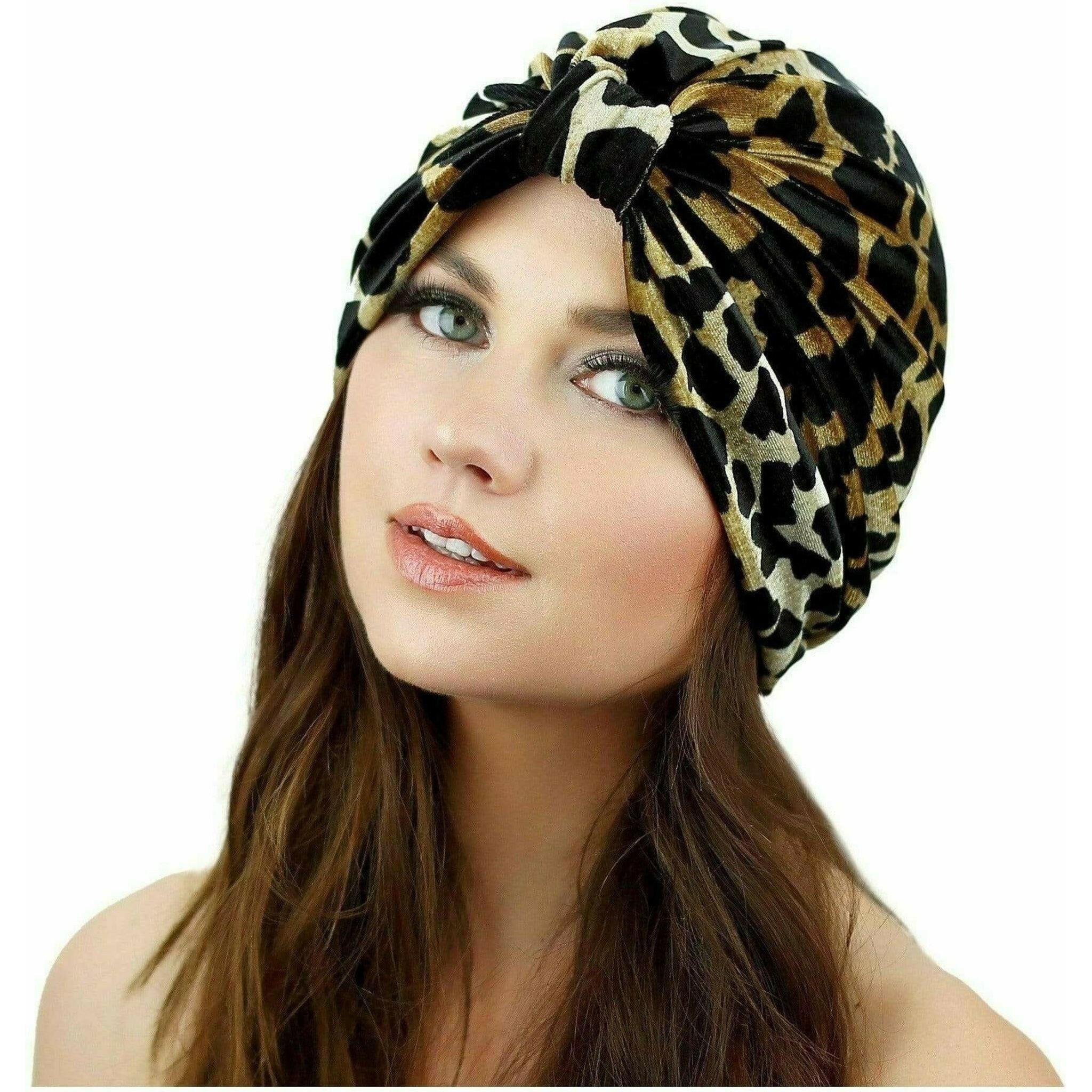 Stretch Velvet Turban.