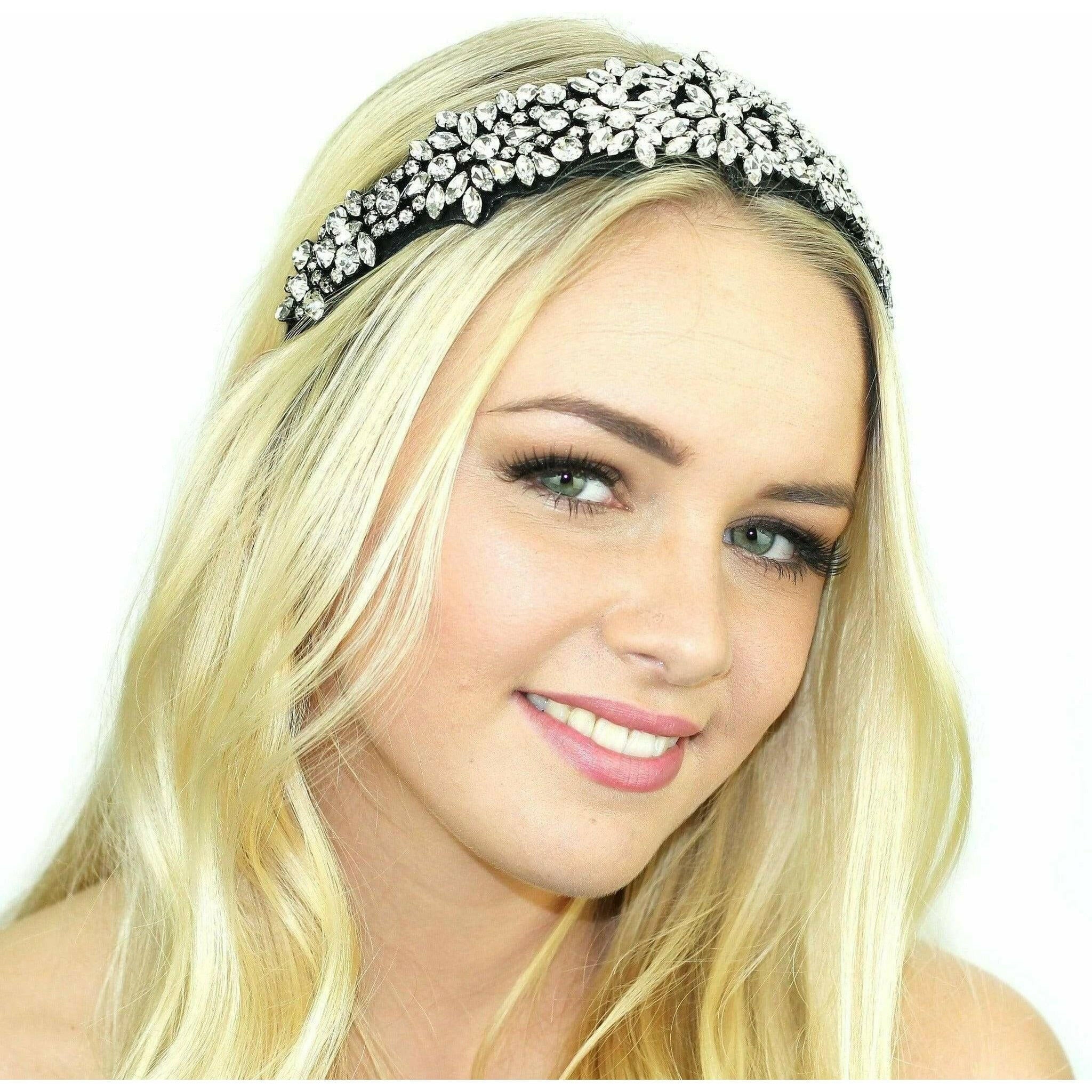 Suede Crusted Headband.