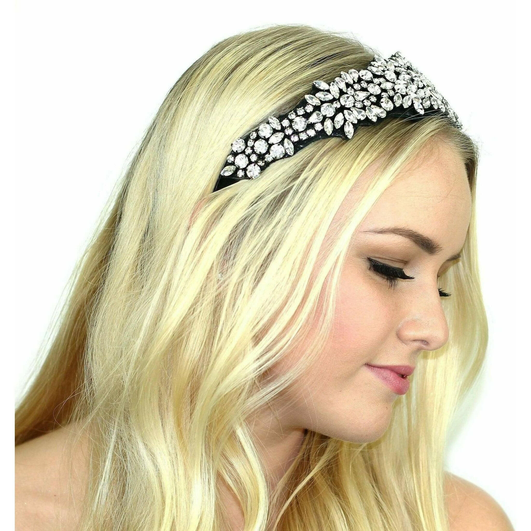 Suede Crusted Headband.