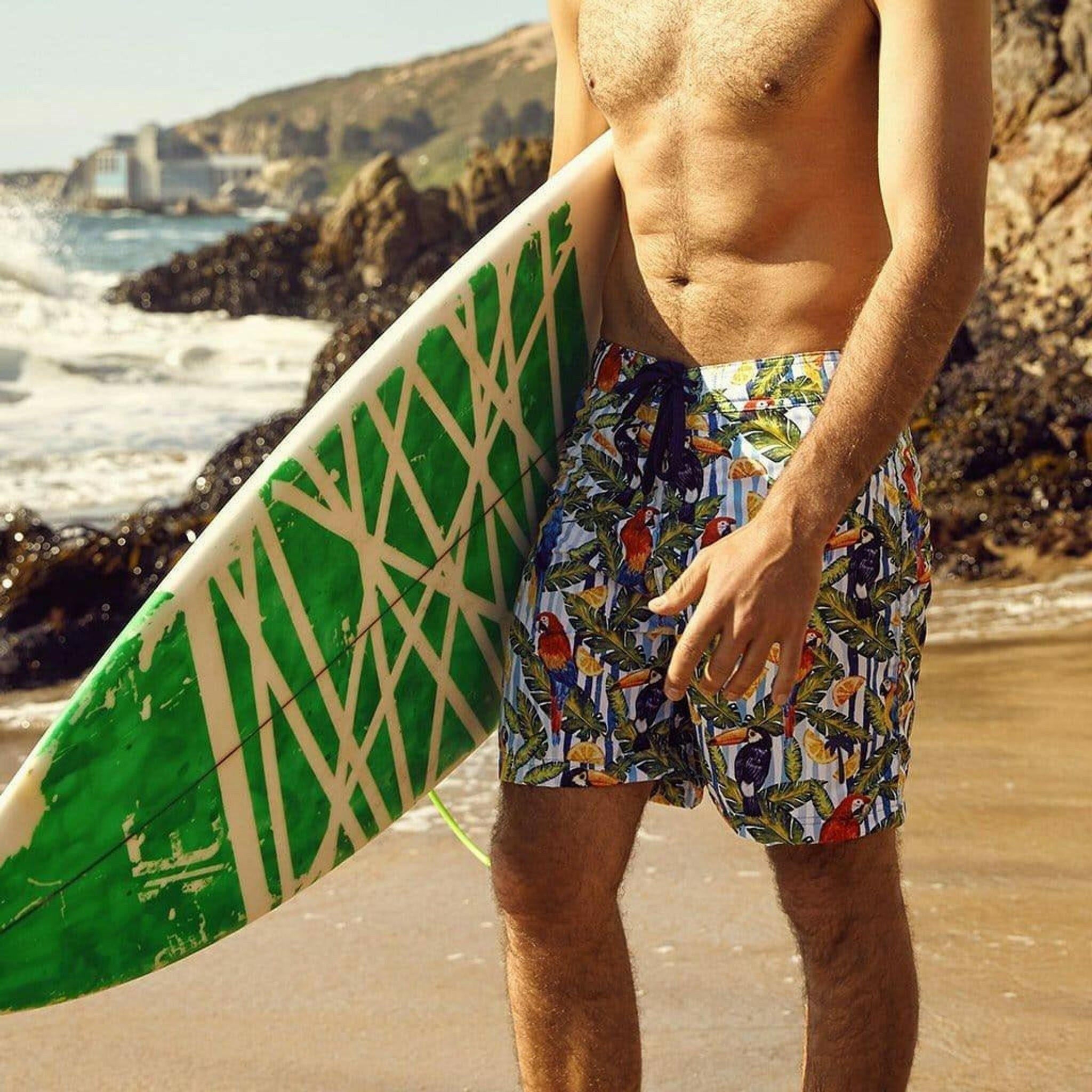 Sustainable Surf Tropical 17" Boardshorts.