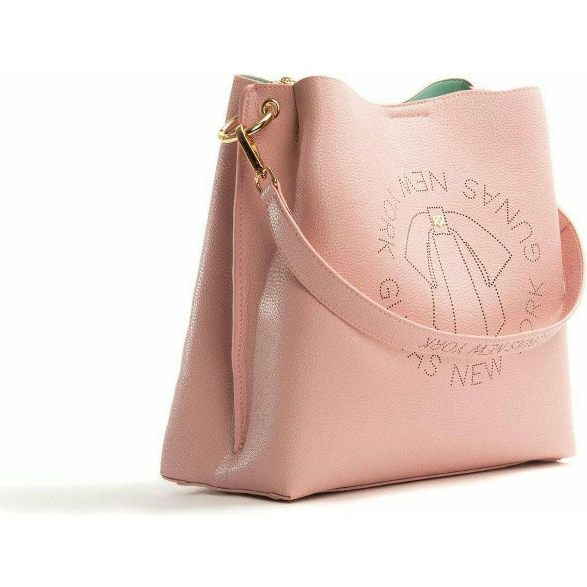 Tabitha Bucket Bag in Pink.