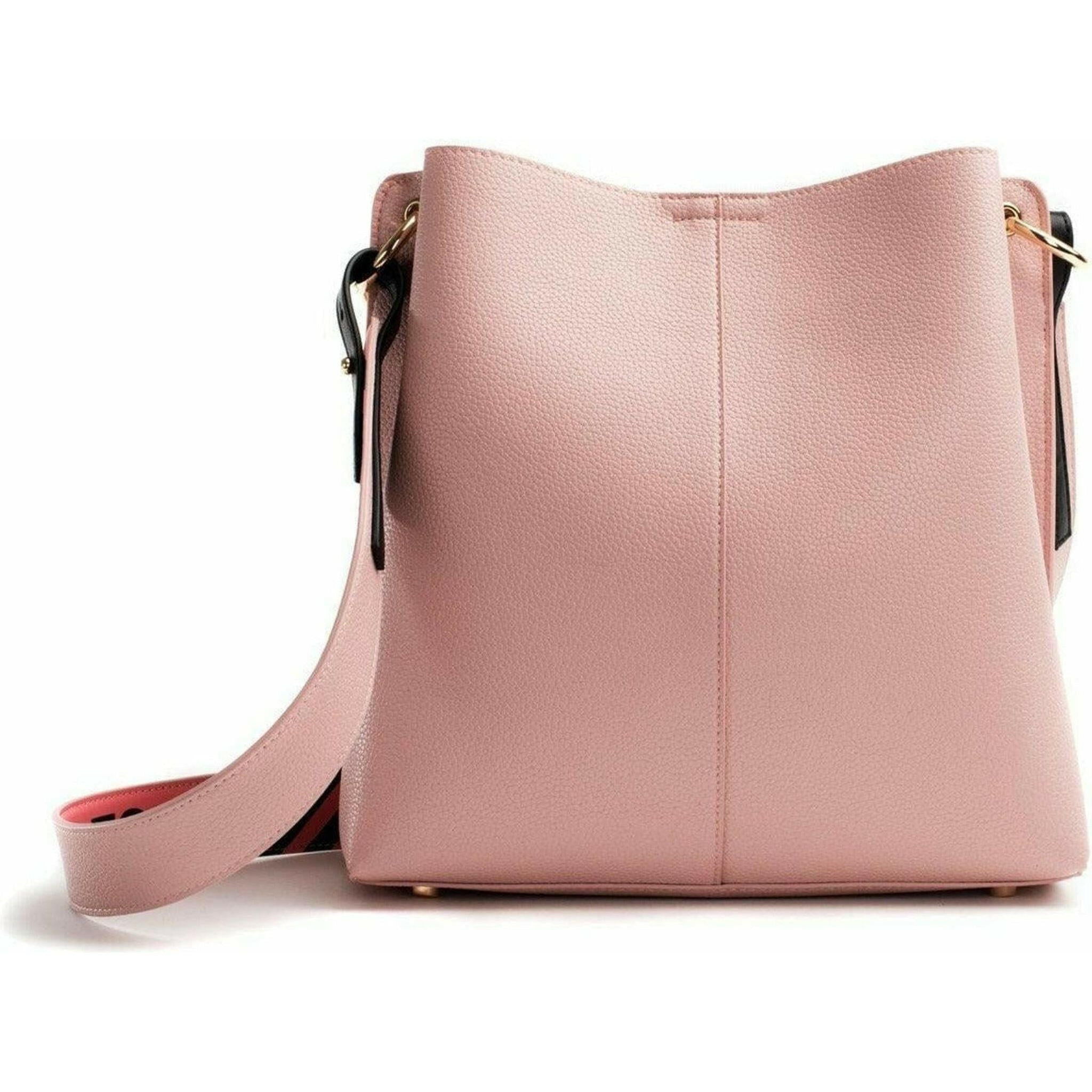 Tabitha Bucket Bag in Pink.