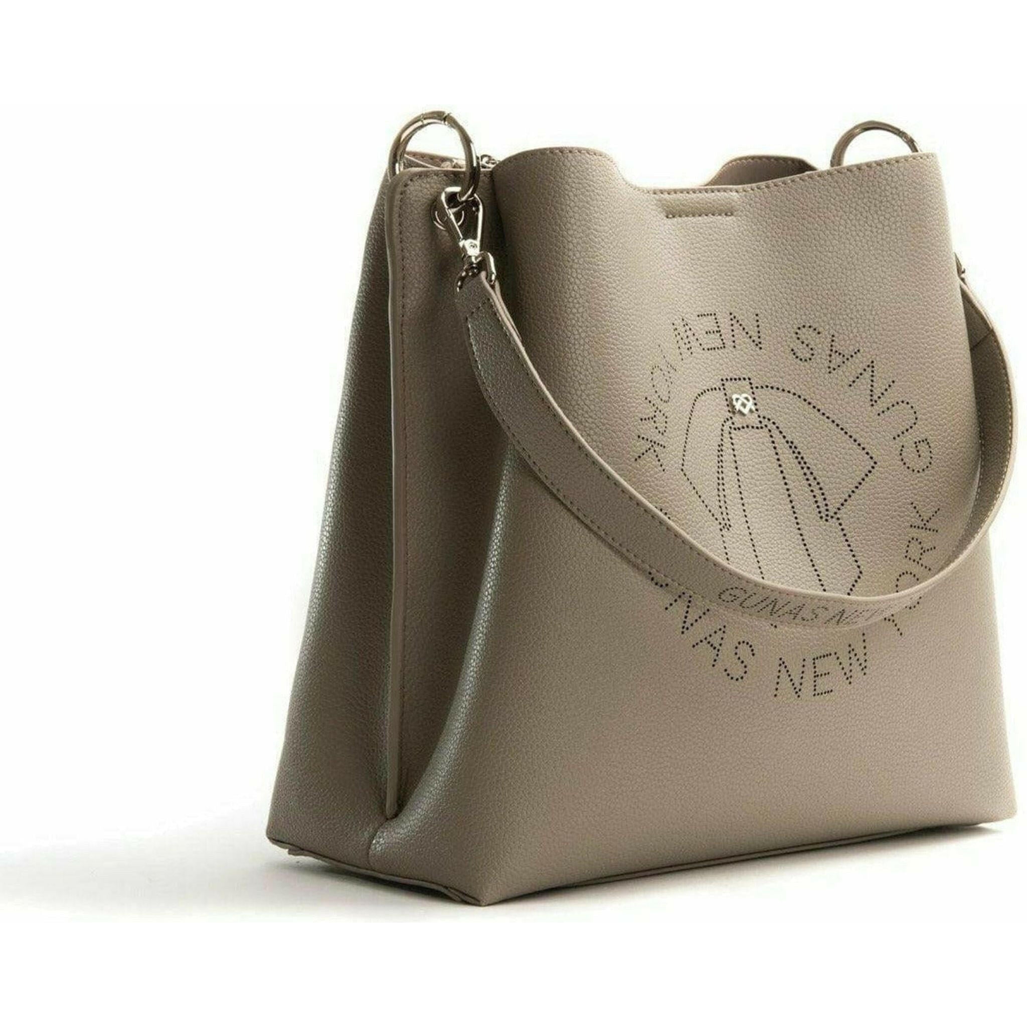 Tabitha Bucket Bag in Taupe.