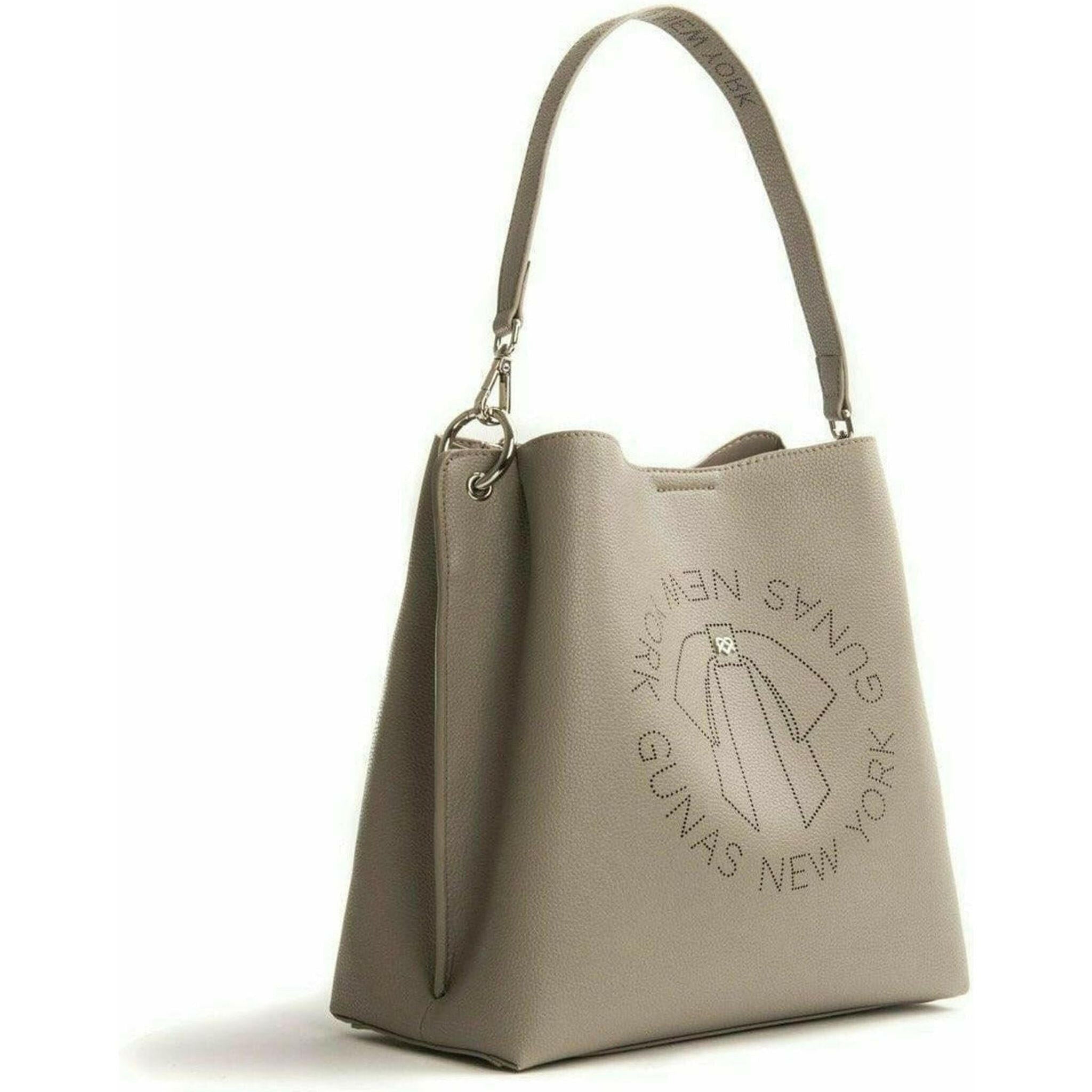 Tabitha Bucket Bag in Taupe.