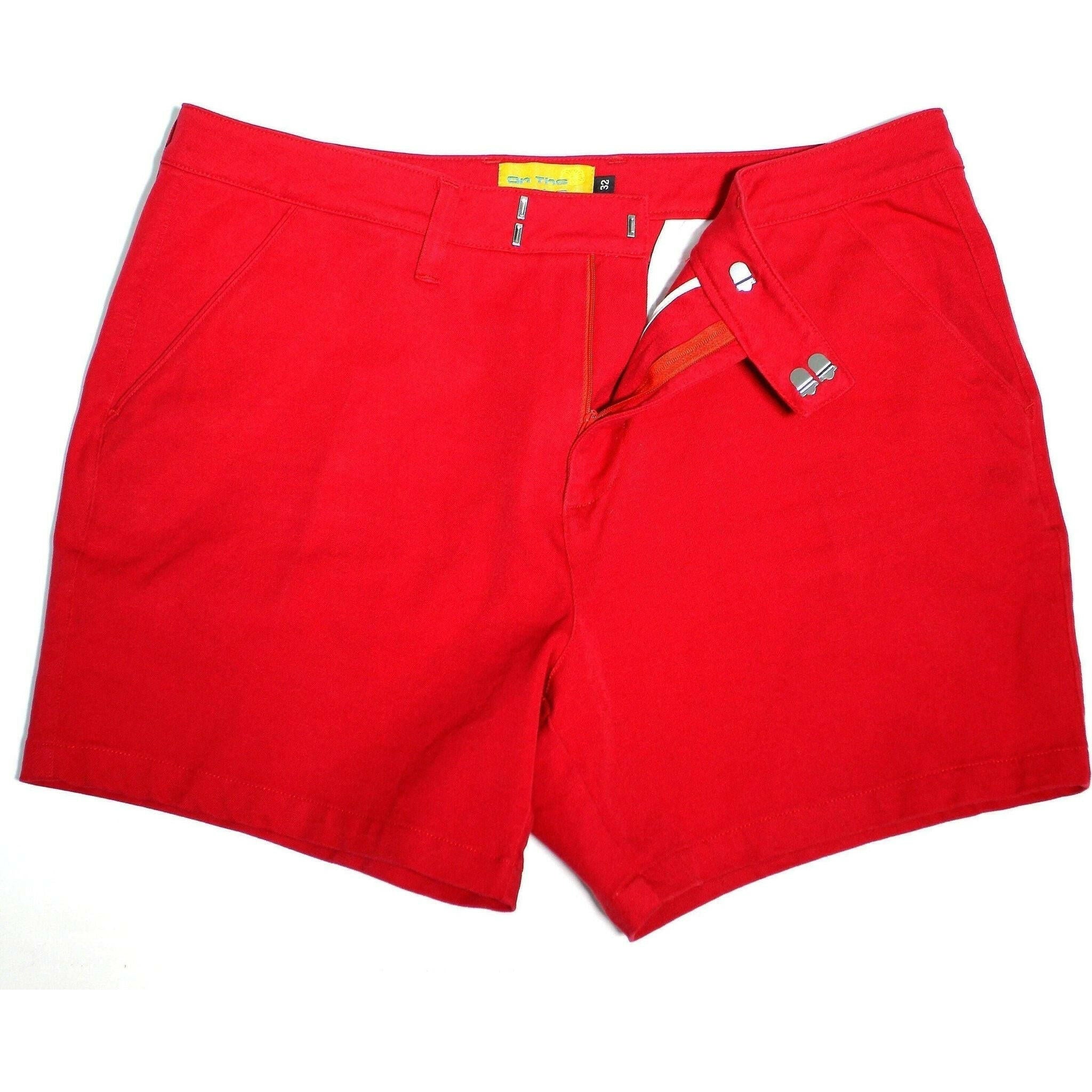 The Caliente 5" Shorts in Fiery Red.