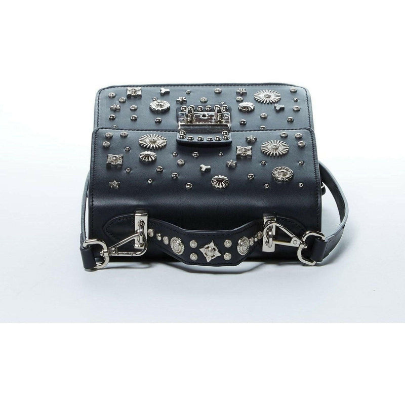 The Hollywood Backpack Purse Leather in Black